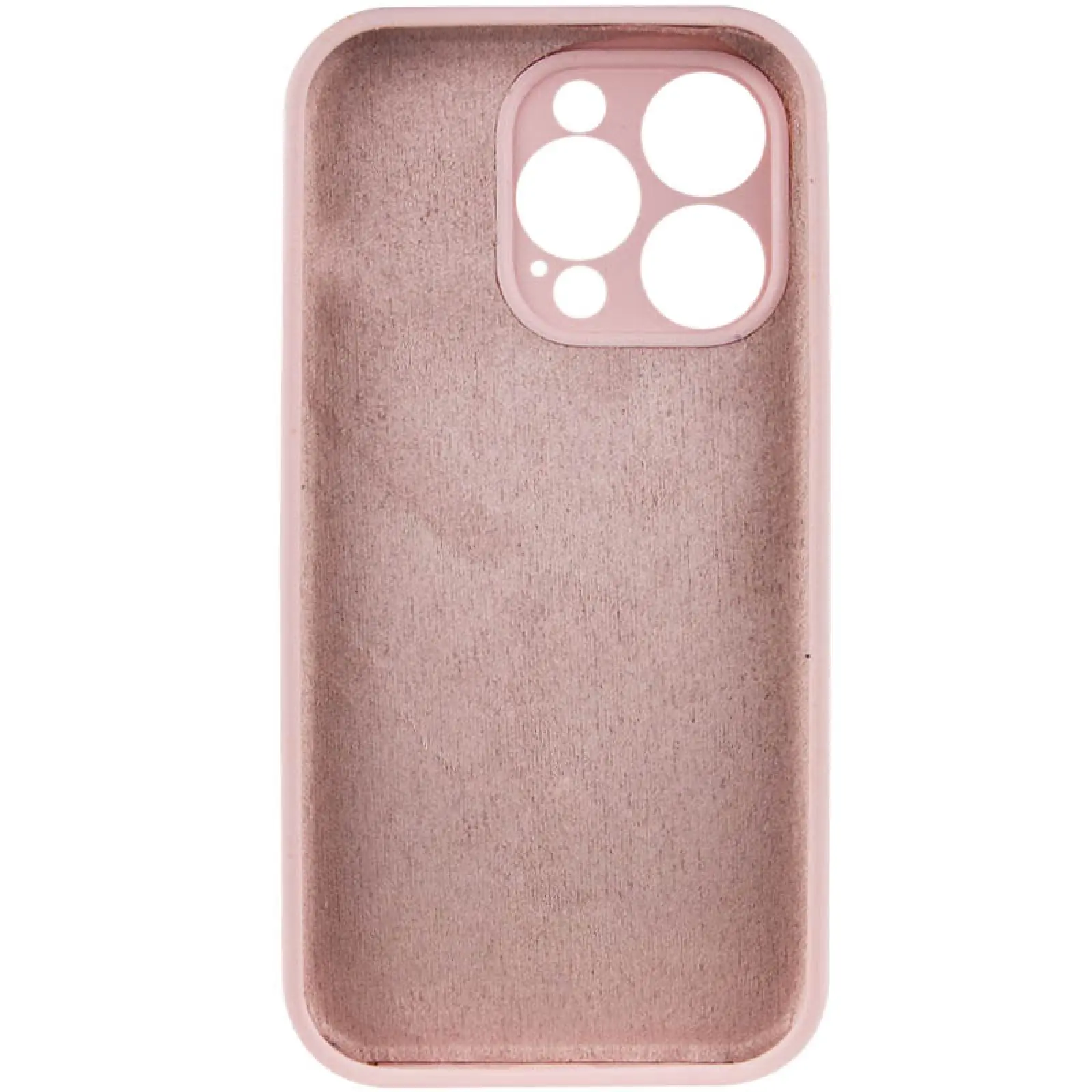 Чехол Silk Full Camera Protective (AA) NO LOGO для Apple iPhone 13 Pro (6.1"), Розовый / Chalk Pink 2, Силикон, купить оптом с доставкой