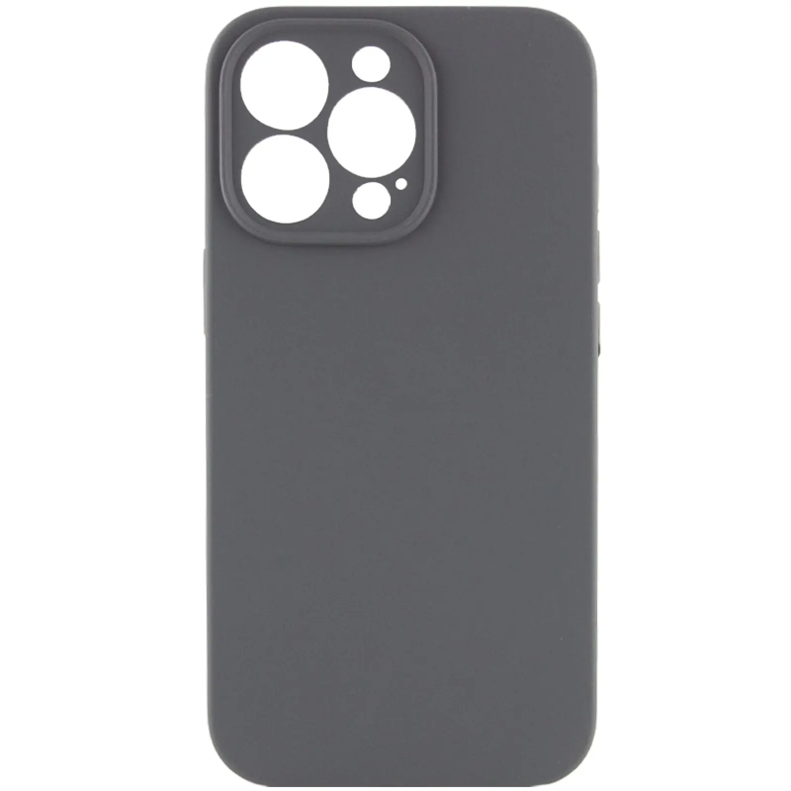 Чехол Silk Full Camera Protective (AA) NO LOGO для Apple iPhone 13 Pro (6.1"), Серый / Dark Gray, Силикон, купить оптом с доставкой