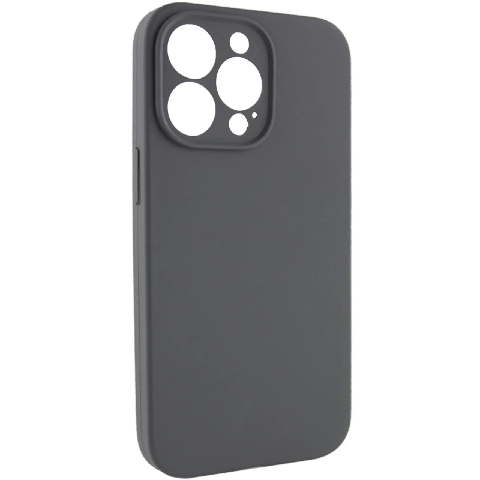 Чехол Silk Full Camera Protective (AA) NO LOGO для Apple iPhone 13 Pro (6.1"), Серый / Dark Gray 1, Силикон, купить оптом с доставкой