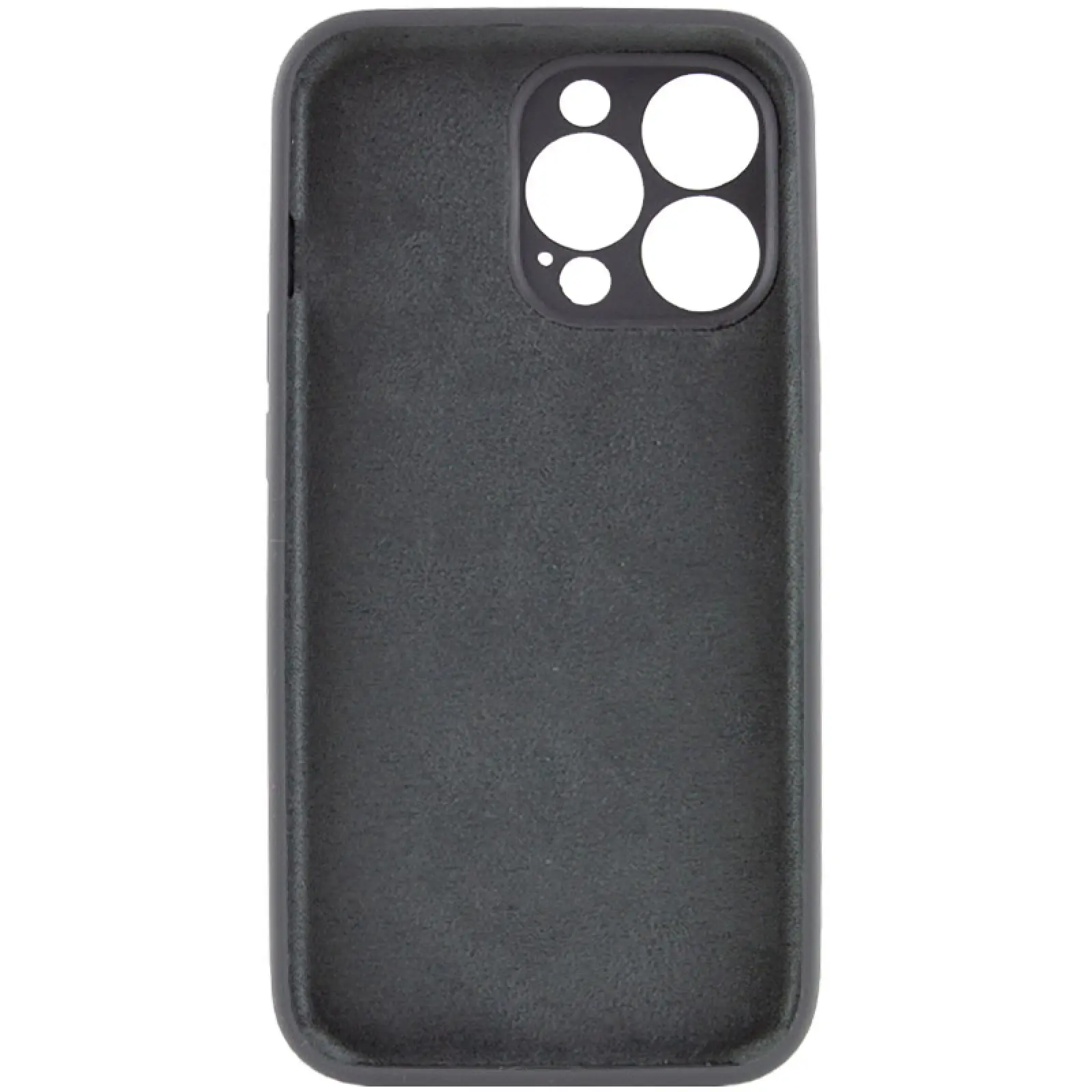 Чехол Silk Full Camera Protective (AA) NO LOGO для Apple iPhone 13 Pro (6.1"), Серый / Dark Gray 2, Силикон, купить оптом с доставкой