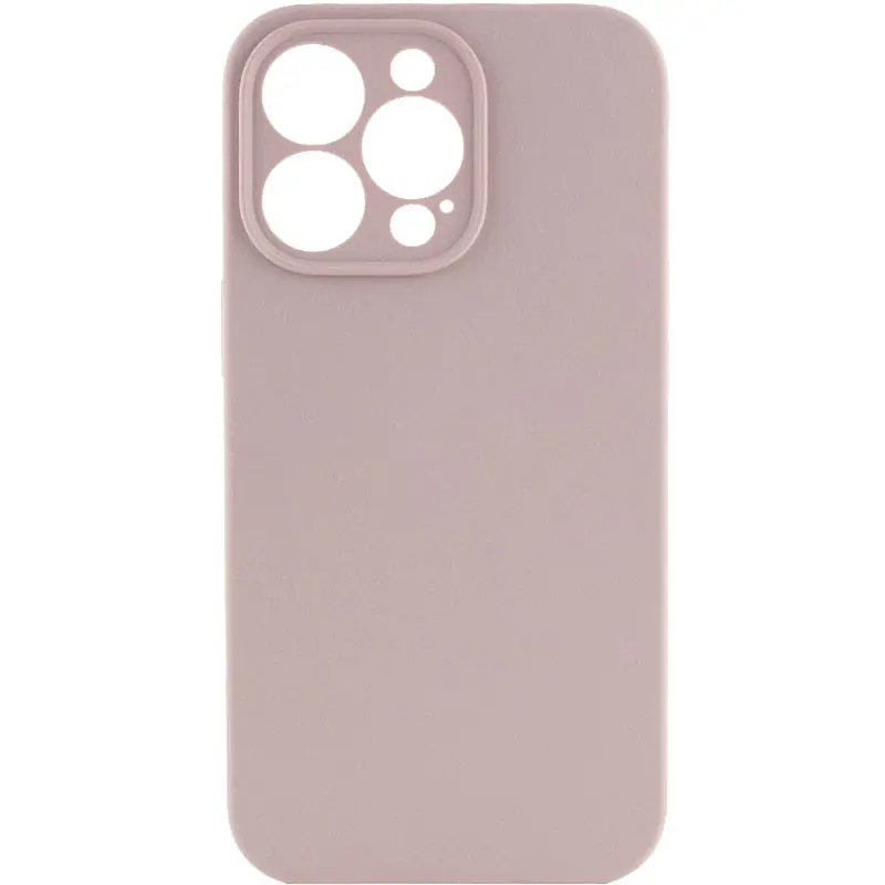 Чехол Silk Full Camera Protective (AA) NO LOGO для Apple iPhone 13 Pro (6.1"), Серый / Lavender, Силикон, купить оптом с доставкой