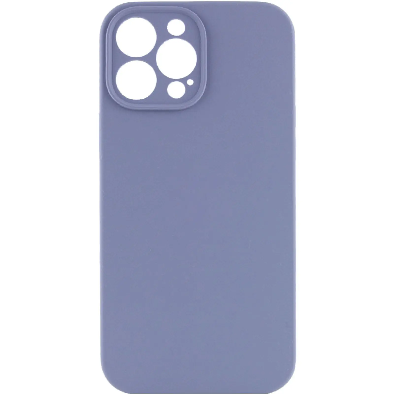 Чехол Silk Full Camera Protective (AA) NO LOGO для Apple iPhone 13 Pro (6.1"), Серый / Lavender Gray, Силикон, купить оптом с доставкой