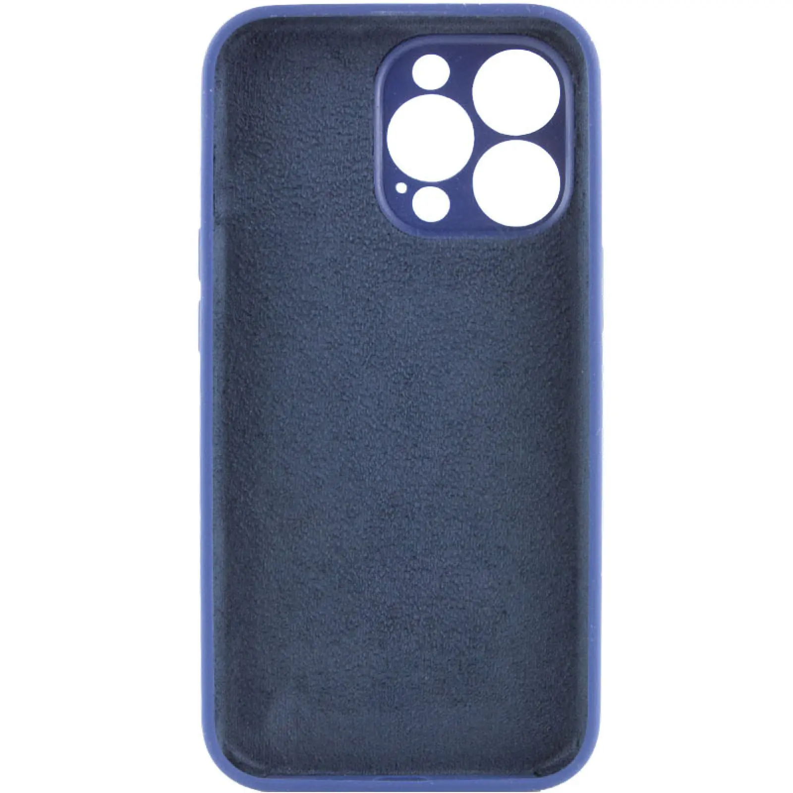 Чехол Silk Full Camera Protective (AA) NO LOGO для Apple iPhone 13 Pro (6.1"), Синий / Deep navy 1, Силикон, купить оптом с доставкой