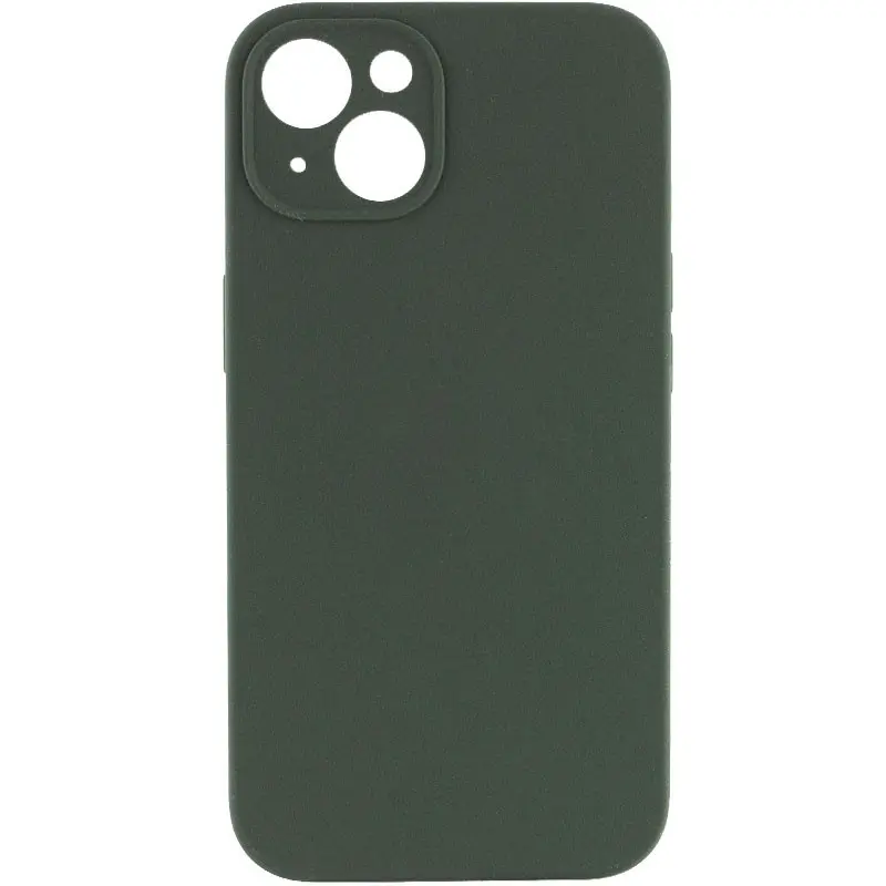 Чехол Silk Full Camera Protective (AA) NO LOGO для Apple iPhone 13 (6.1"), Зеленый / Cyprus Green, Силикон, купить оптом с доставкой