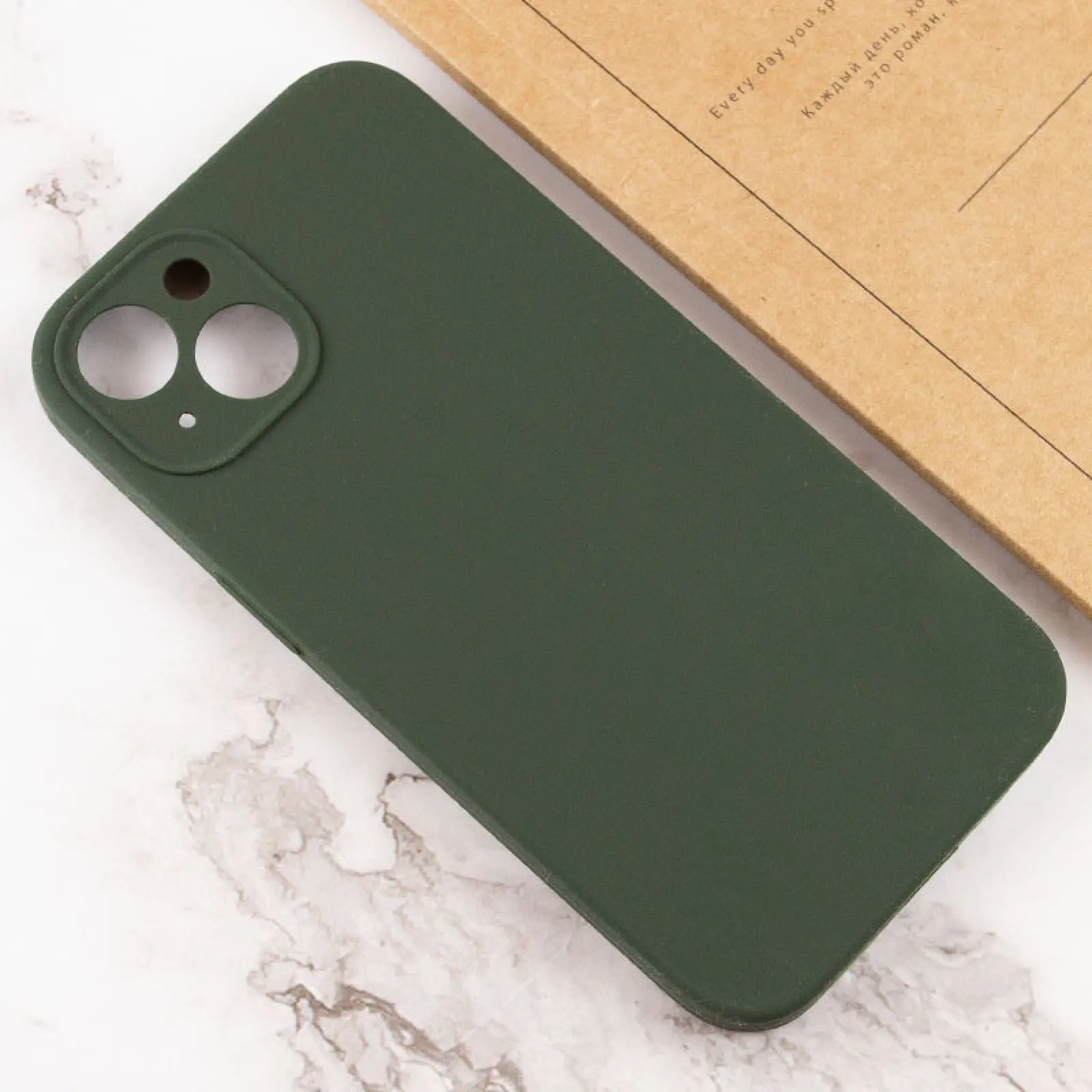 Чехол Silk Full Camera Protective (AA) NO LOGO для Apple iPhone 13 (6.1"), Зеленый / Cyprus Green 2, Силикон, купить оптом с доставкой