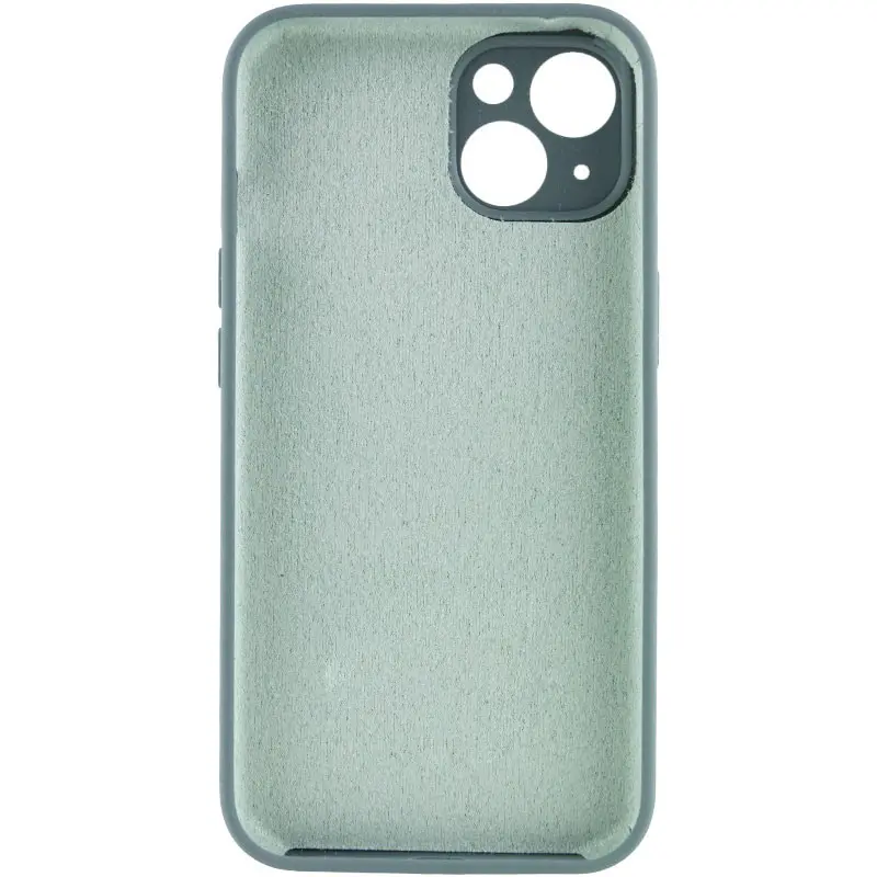 Чехол Silk Full Camera Protective (AA) NO LOGO для Apple iPhone 13 (6.1"), Зеленый / Pine green 1, Силикон, купить оптом с доставкой