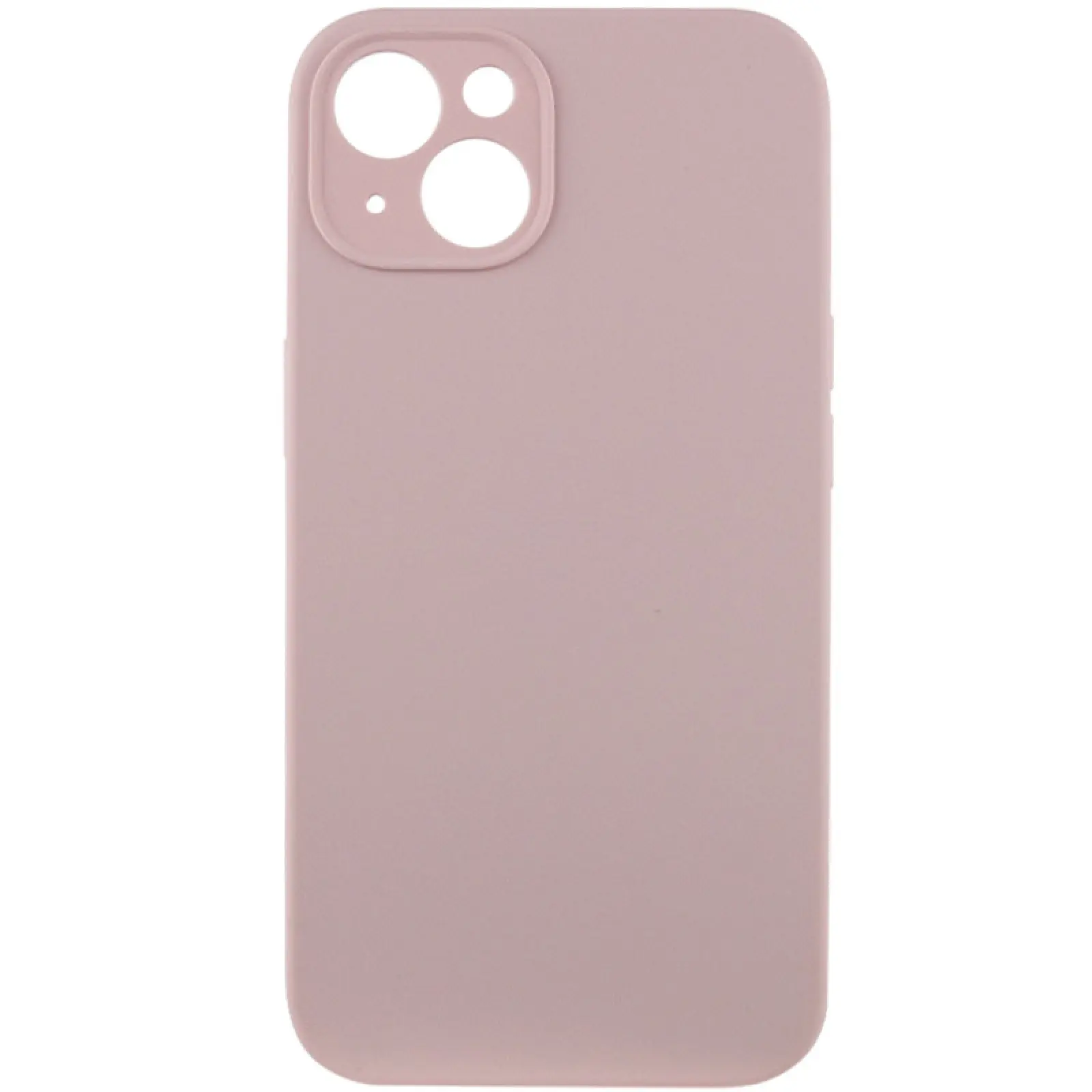 Чехол Silk Full Camera Protective (AA) NO LOGO для Apple iPhone 13 (6.1"), Розовый / Chalk Pink, Силикон, купить оптом с доставкой