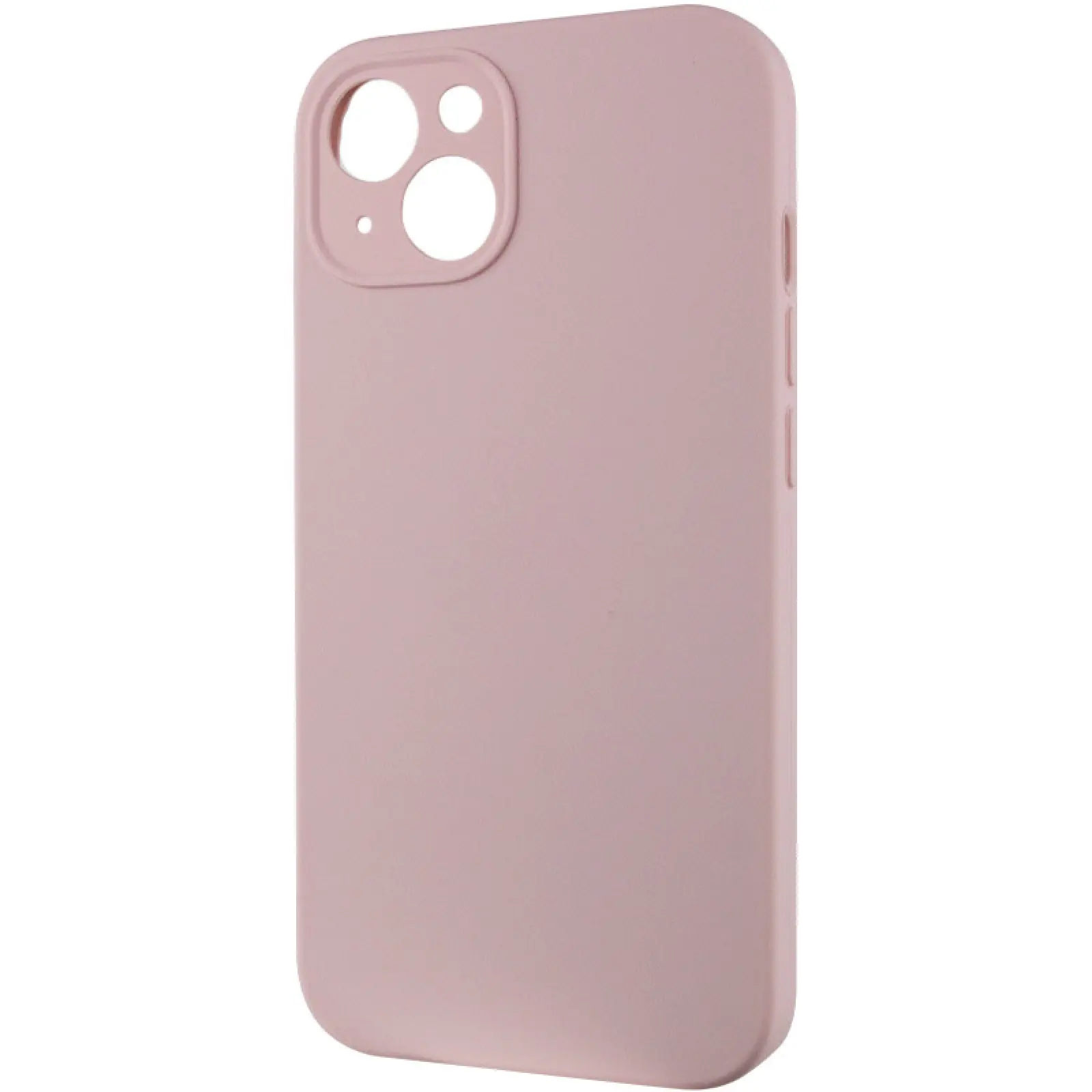 Чехол Silk Full Camera Protective (AA) NO LOGO для Apple iPhone 13 (6.1"), Розовый / Chalk Pink 2, Силикон, купить оптом с доставкой