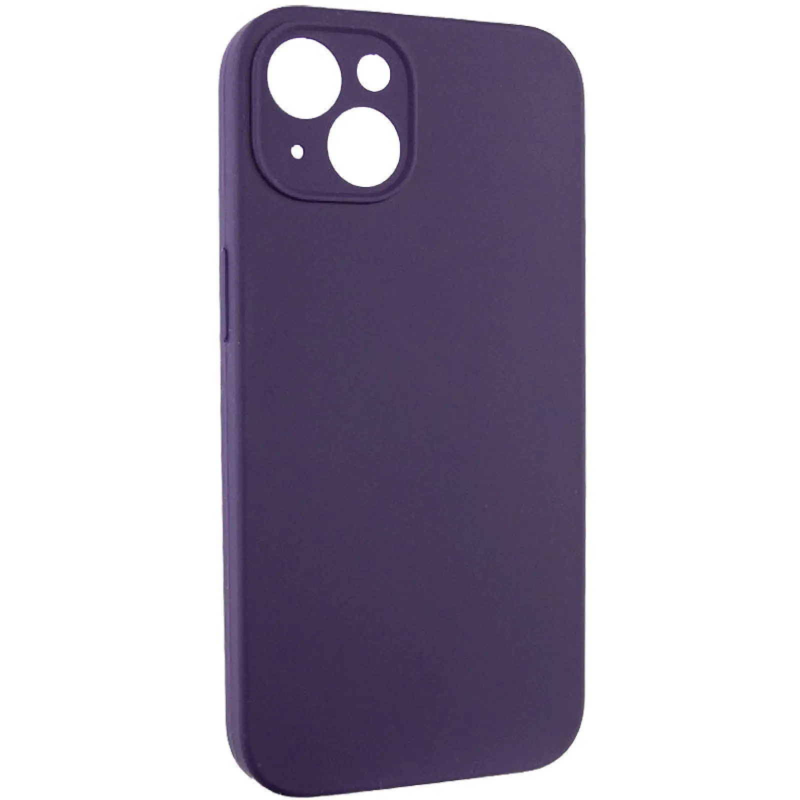 Чехол Silk Full Camera Protective (AA) NO LOGO для Apple iPhone 13 (6.1"), Фиолетовый / Elderberry 1, Силикон, купить оптом с доставкой