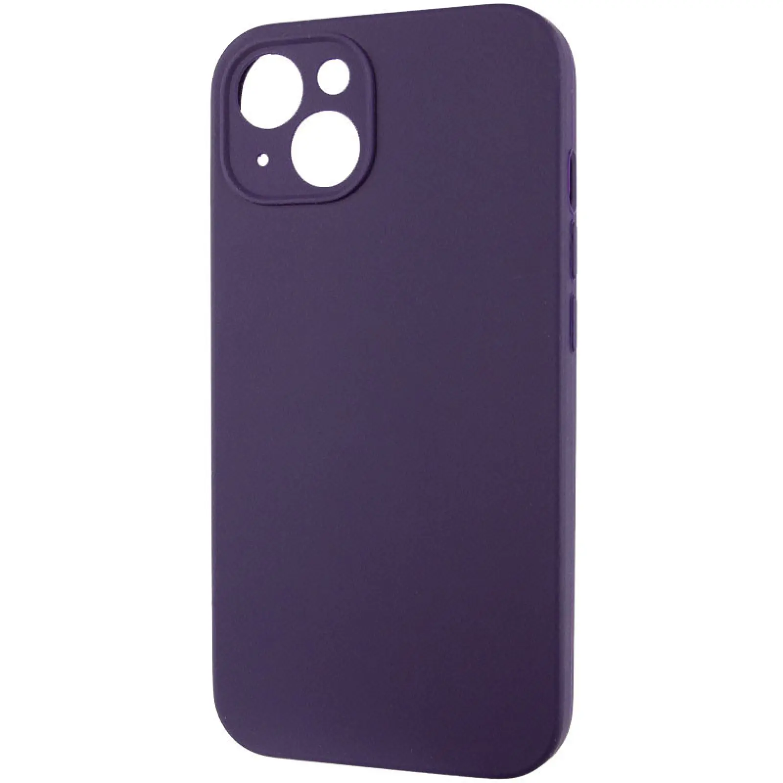 Чехол Silk Full Camera Protective (AA) NO LOGO для Apple iPhone 13 (6.1"), Фиолетовый / Elderberry 2, Силикон, купить оптом с доставкой