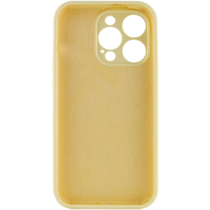 Чехол Silicone Case Full Camera Protective (AA) NO LOGO для Apple iPhone 14 Pro (6.1) на картинке №3