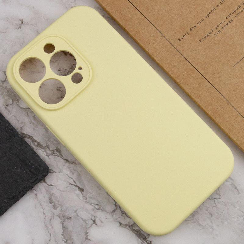 Чехол Silicone Case Full Camera Protective (AA) NO LOGO для Apple iPhone 14 Pro (6.1) на картинке №4
