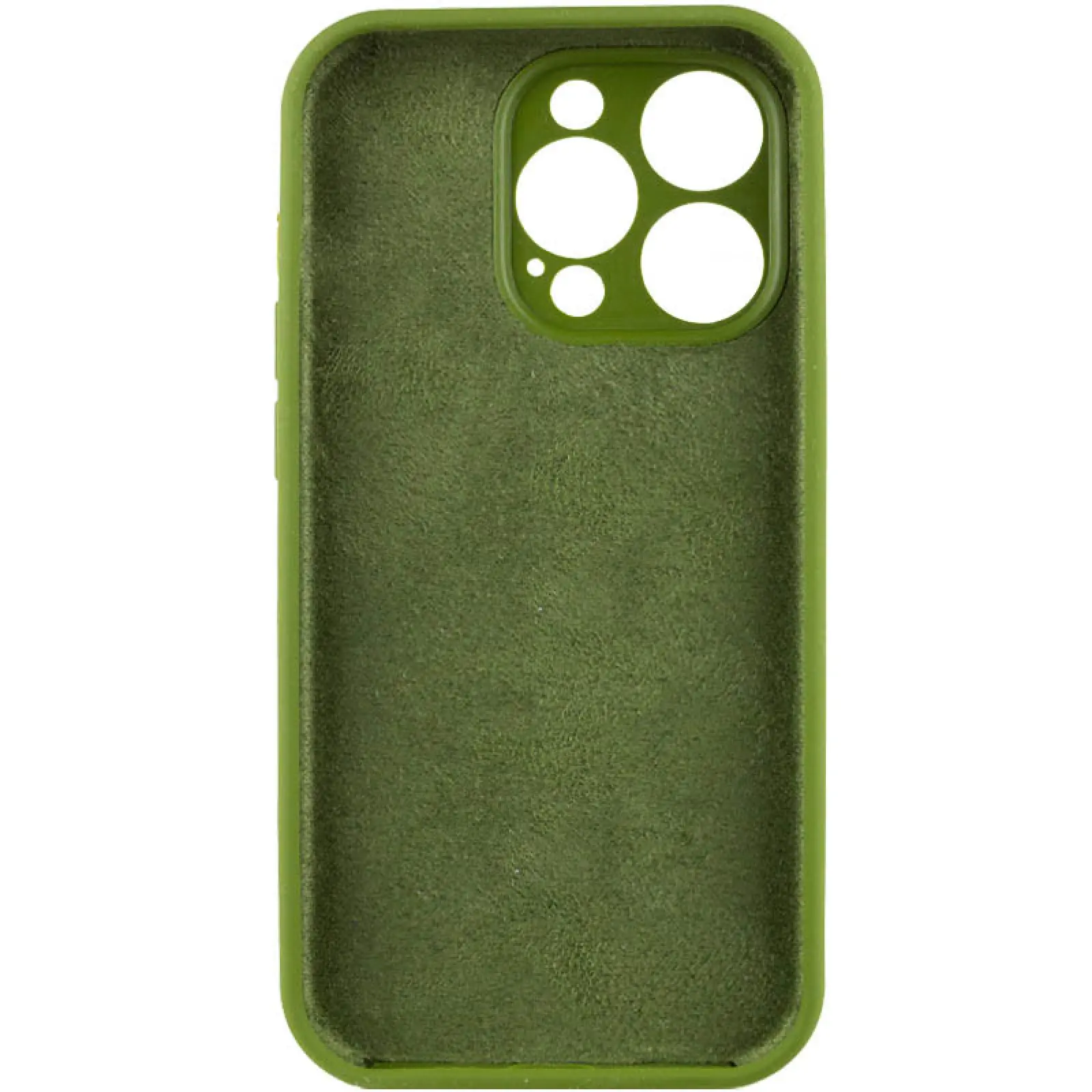 Чехол Silk Full Camera Protective (AA) NO LOGO для Apple iPhone 14 Pro (6.1"), Зеленый / Dark Olive 3, Силикон, купить оптом с доставкой