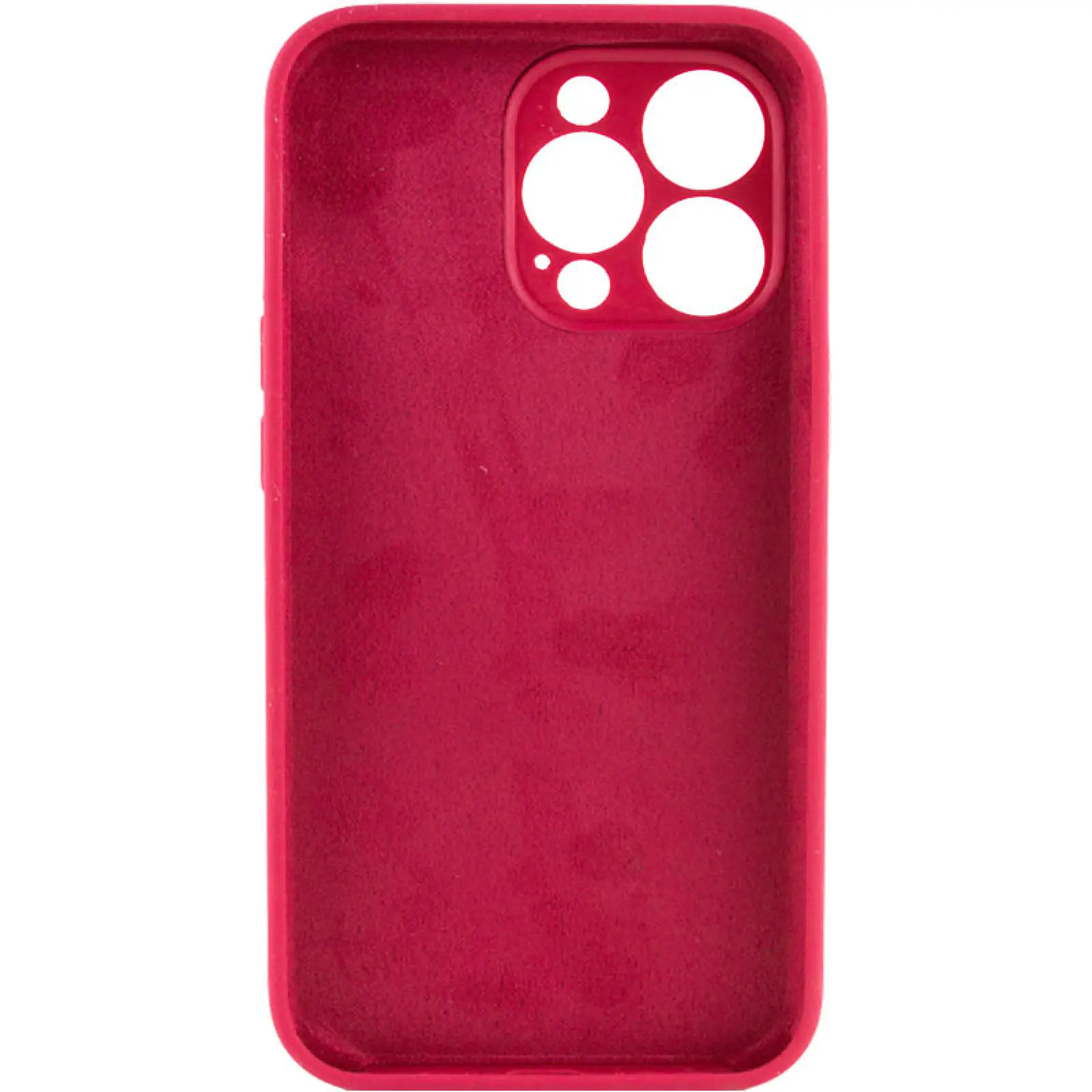 Чехол Silk Full Camera Protective (AA) NO LOGO для Apple iPhone 14 Pro (6.1"), Красный / Rose Red 1, Силикон, купить оптом с доставкой