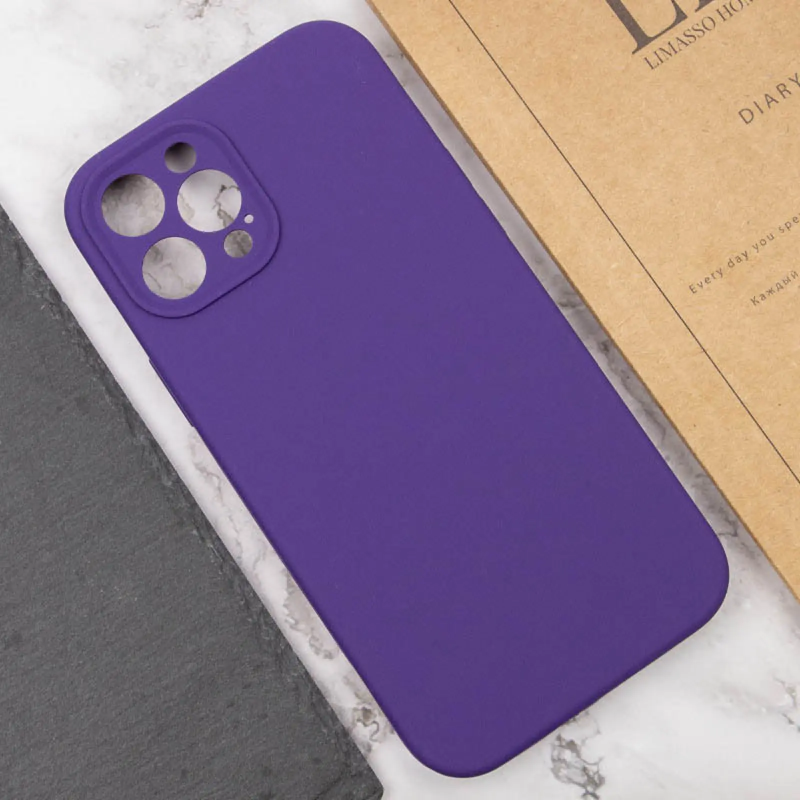 Чехол Silk Full Camera Protective (AA) NO LOGO для Apple iPhone 14 Pro (6.1"), Фиолетовый / Amethyst 3, Силикон, купить оптом с доставкой