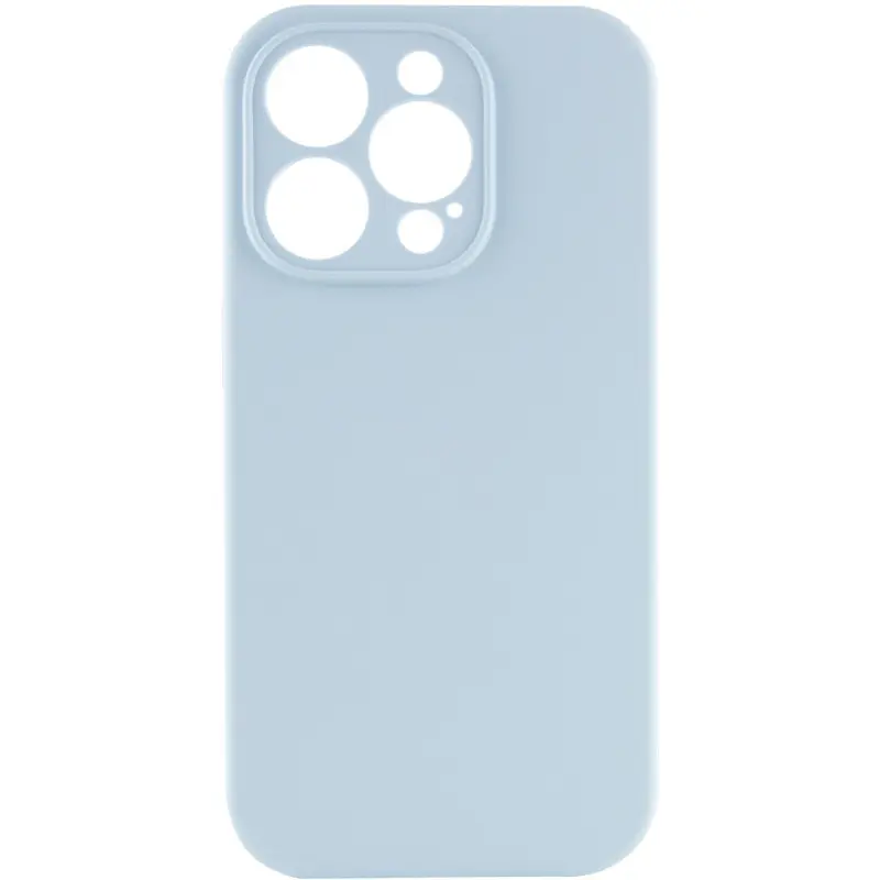 Чехол Silk Full Camera Protective (AA) NO LOGO для Apple iPhone 14 Pro Max (6.7"), Голубой / Sweet Blue, Силикон, купить оптом с доставкой