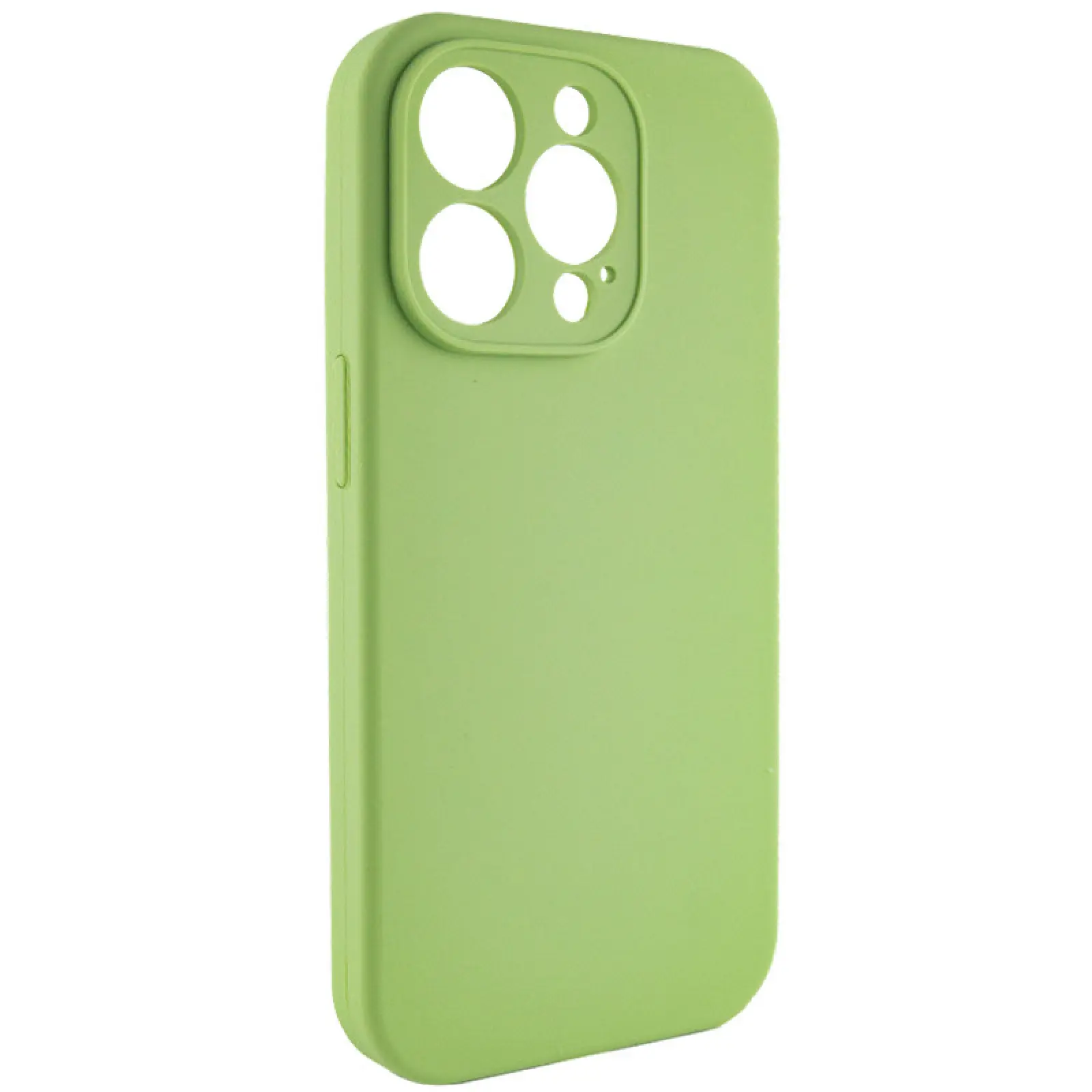 Чехол Silk Full Camera Protective (AA) NO LOGO для Apple iPhone 14 Pro Max (6.7"), Мятный / Mint 1, Силикон, купить оптом с доставкой