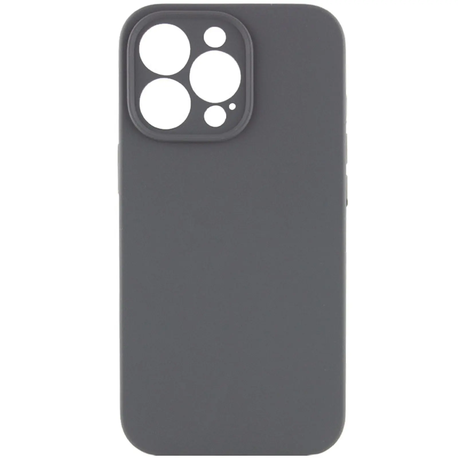 Чехол Silk Full Camera Protective (AA) NO LOGO для Apple iPhone 14 Pro Max (6.7"), Серый / Dark Gray, Силикон, купить оптом с доставкой
