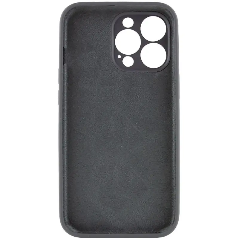 Чехол Silk Full Camera Protective (AA) NO LOGO для Apple iPhone 14 Pro Max (6.7"), Серый / Dark Gray 3, Силикон, купить оптом с доставкой
