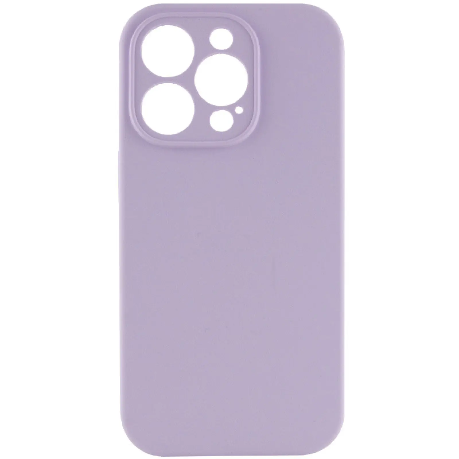 Чехол Silk Full Camera Protective (AA) NO LOGO для Apple iPhone 14 Pro Max (6.7"), Сиреневый / Lilac, Силикон, купить оптом с доставкой