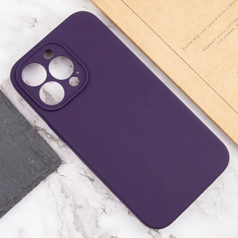 Чехол Silk Full Camera Protective (AA) NO LOGO для Apple iPhone 14 Pro Max (6.7"), Фиолетовый / Elderberry 4, Силикон, купить оптом с доставкой
