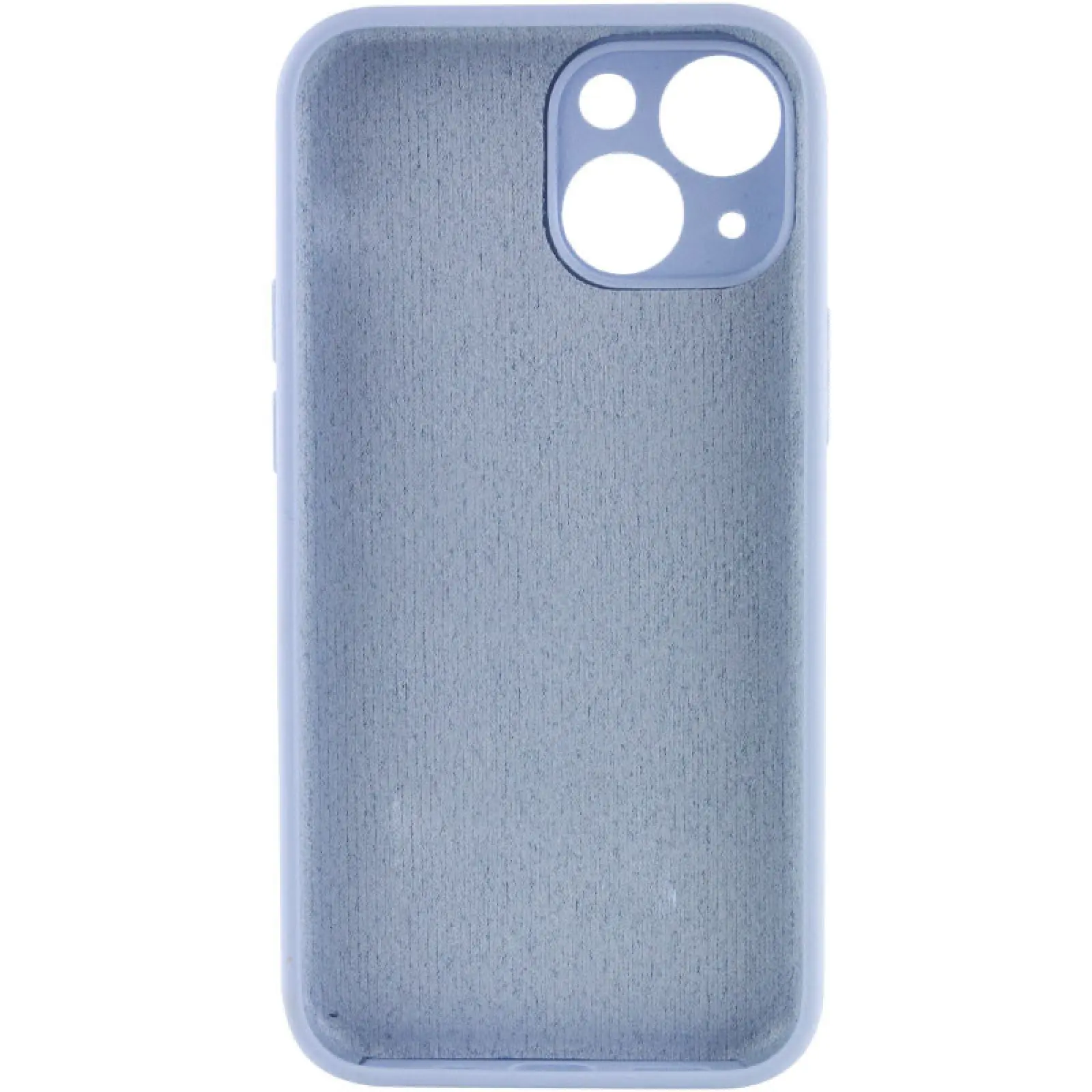 Чехол Silk Full Camera Protective (AA) NO LOGO для Apple iPhone 14 (6.1"), Голубой / Lilac Blue 1, Силикон, купить оптом с доставкой