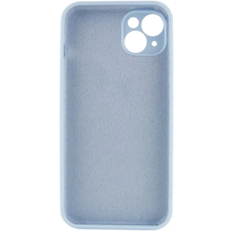 Чехол Silk Full Camera Protective (AA) NO LOGO для Apple iPhone 14 (6.1"), Голубой / Sweet Blue 3, Силикон, купить оптом с доставкой