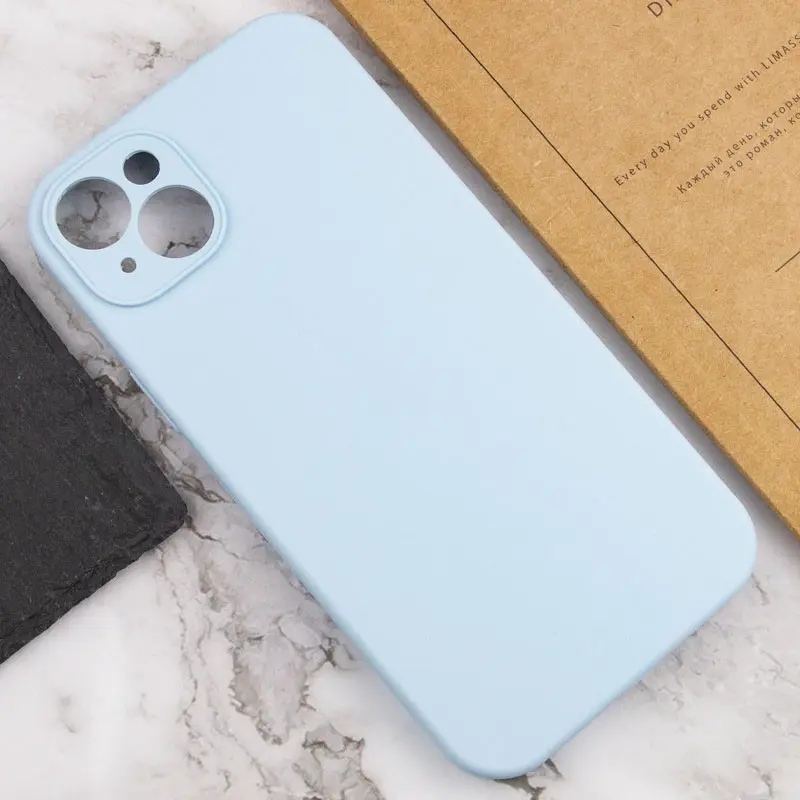 Чехол Silk Full Camera Protective (AA) NO LOGO для Apple iPhone 14 (6.1"), Голубой / Sweet Blue 4, Силикон, купить оптом с доставкой