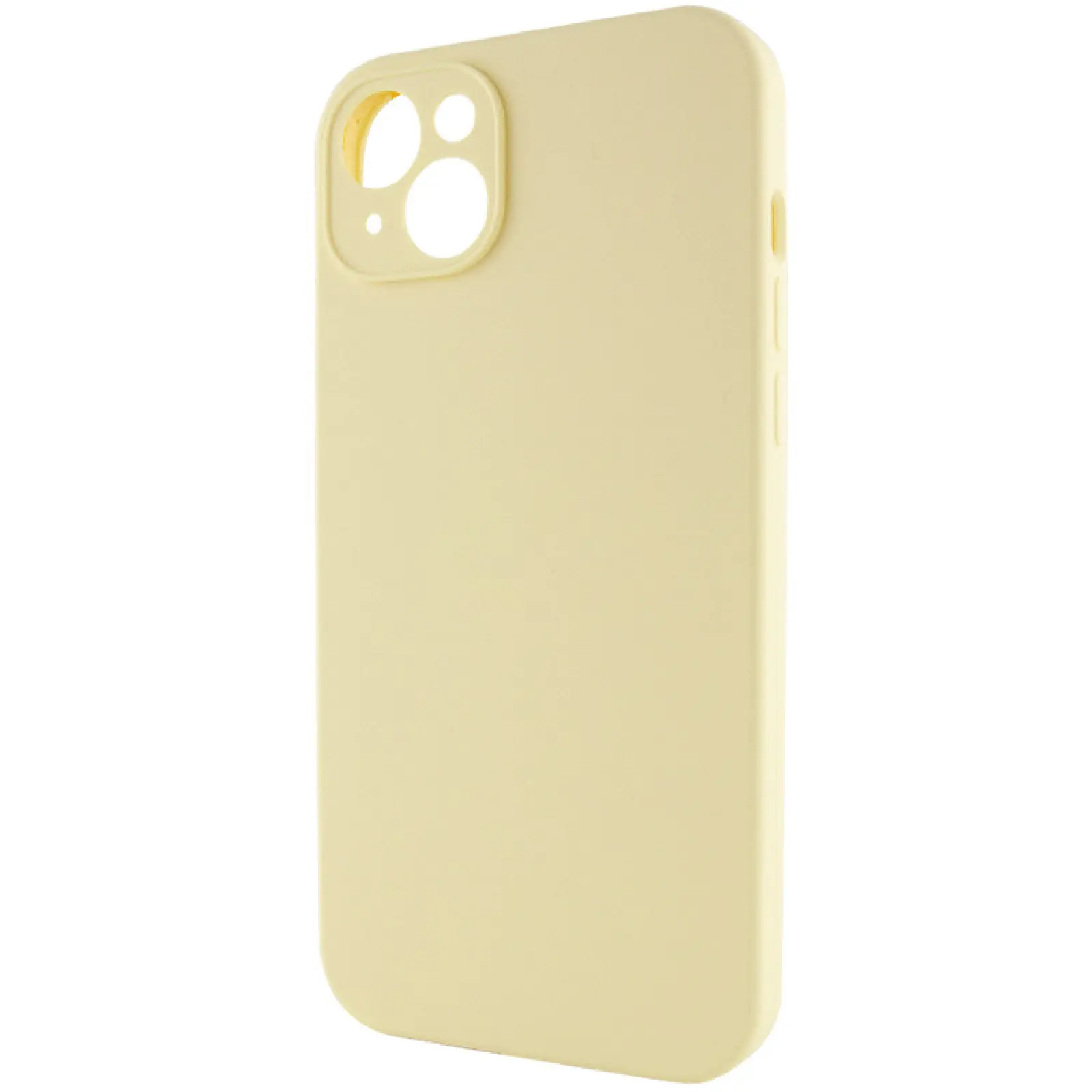 Чехол Silk Full Camera Protective (AA) NO LOGO для Apple iPhone 14 (6.1"), Желтый / Mellow Yellow 2, Силикон, купить оптом с доставкой