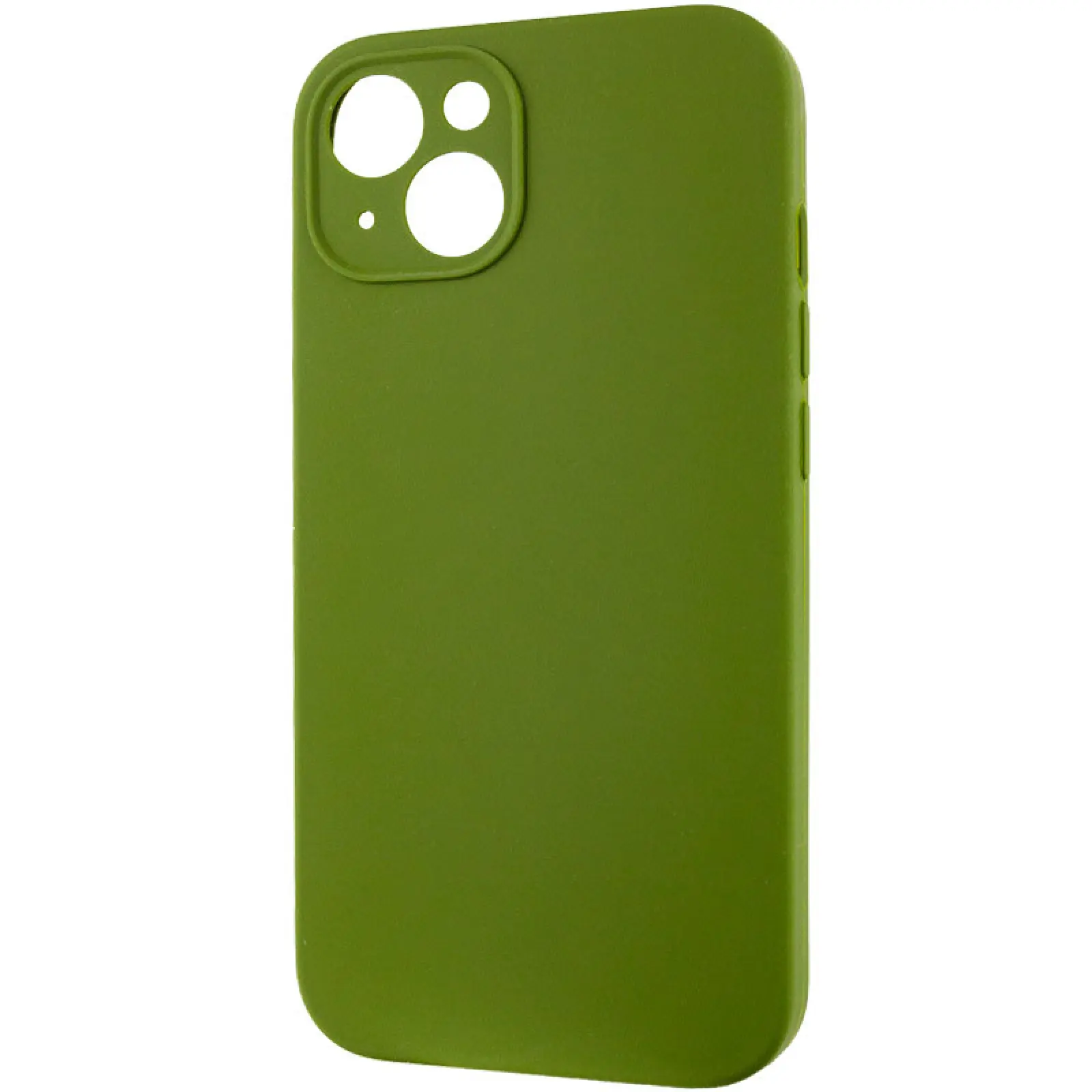 Чехол Silk Full Camera Protective (AA) NO LOGO для Apple iPhone 14 (6.1"), Зеленый / Dark Olive 2, Силикон, купить оптом с доставкой