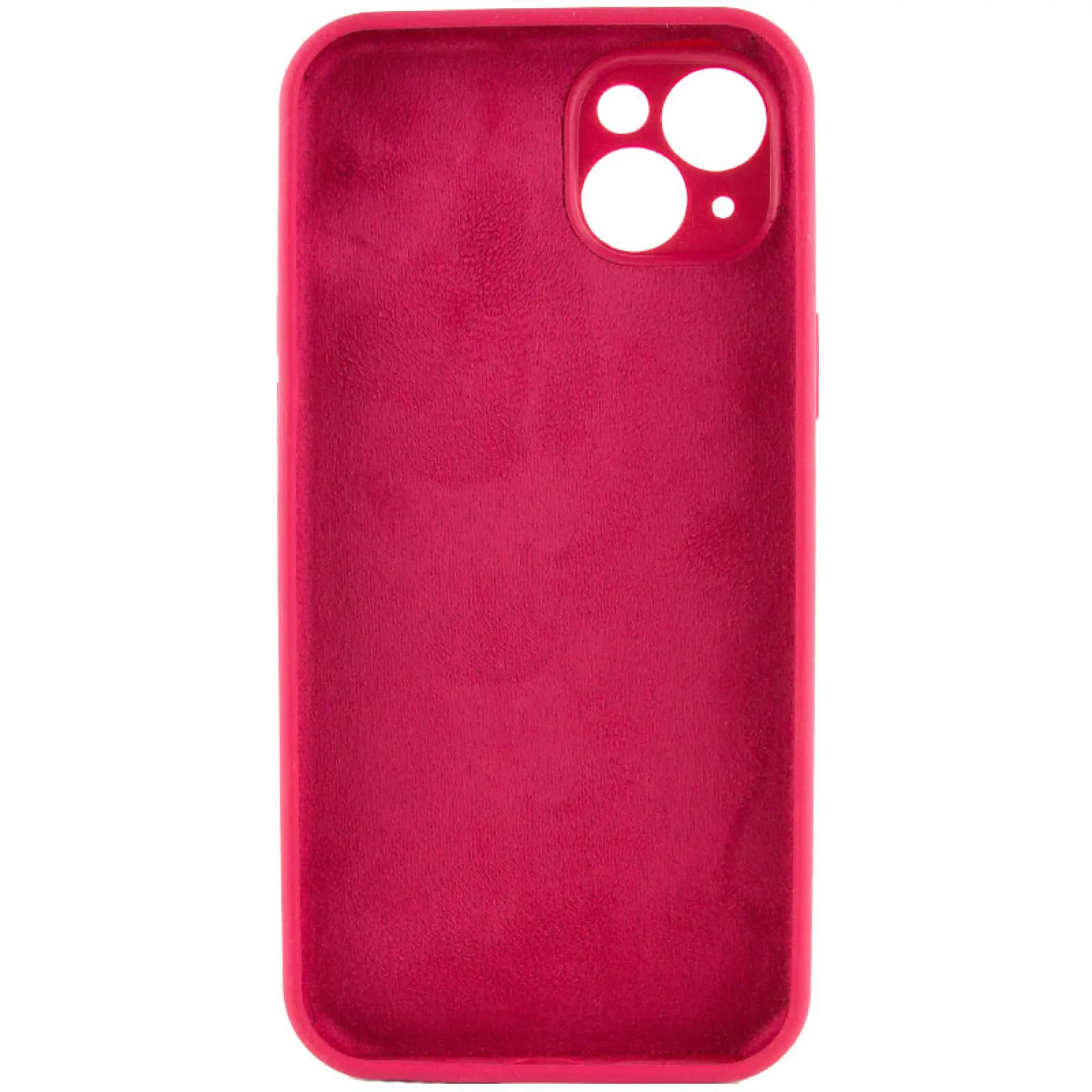 Чехол Silk Full Camera Protective (AA) NO LOGO для Apple iPhone 14 (6.1"), Красный / Rose Red 3, Силикон, купить оптом с доставкой