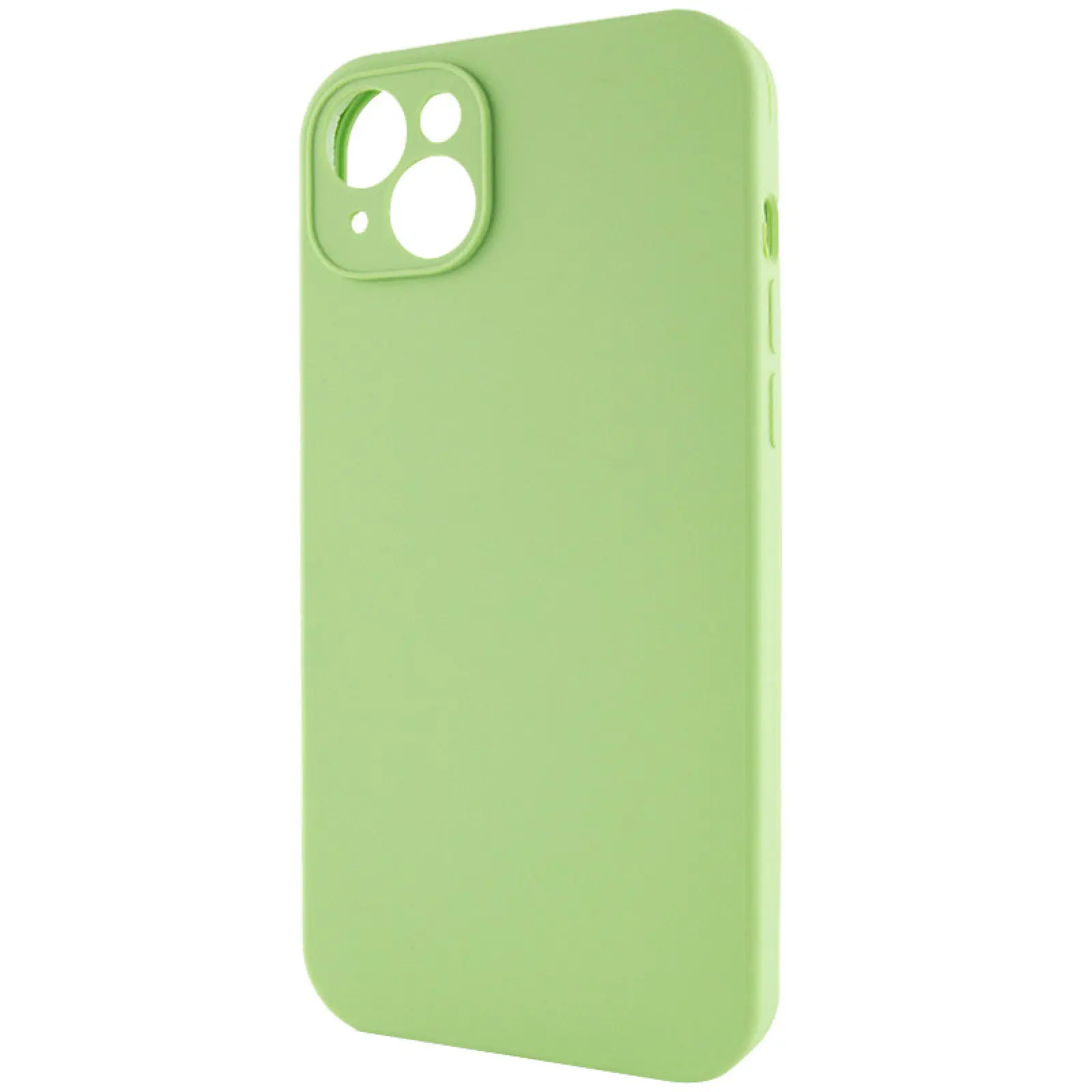 Чохол Silk Full Camera Protective (AA) NO LOGO для Apple iPhone 14 (6.1"), М'ятний / Mint 2, Силікон, купити оптом з доставкою