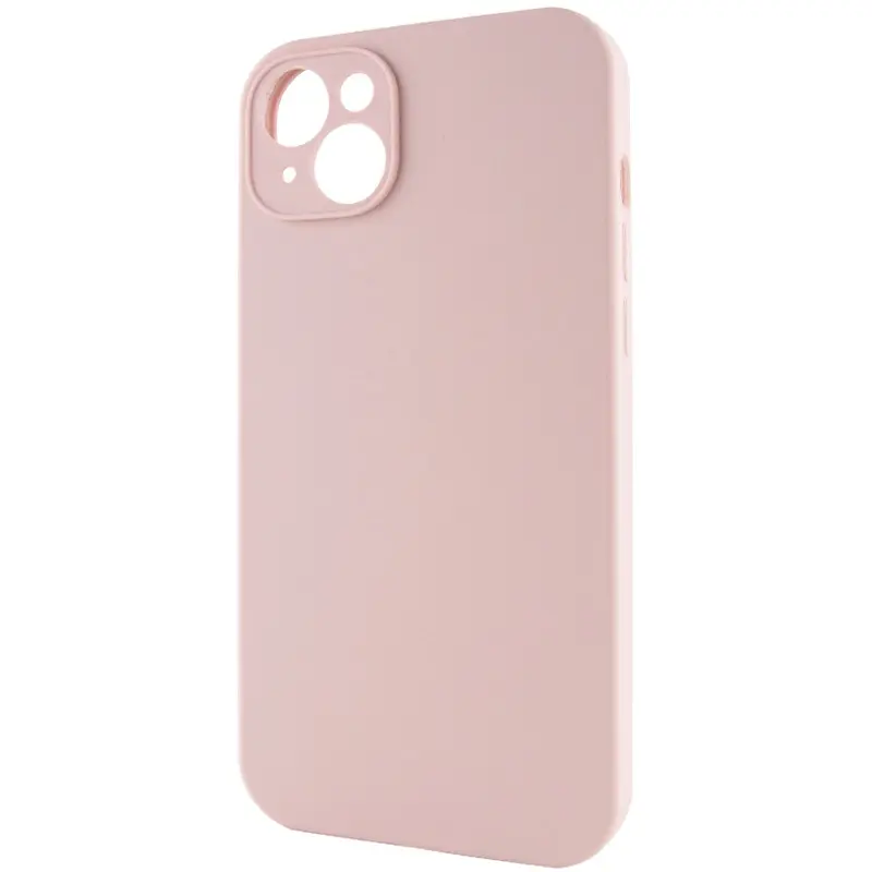 Чехол Silk Full Camera Protective (AA) NO LOGO для Apple iPhone 14 (6.1"), Розовый / Pink Sand 2, Силикон, купить оптом с доставкой