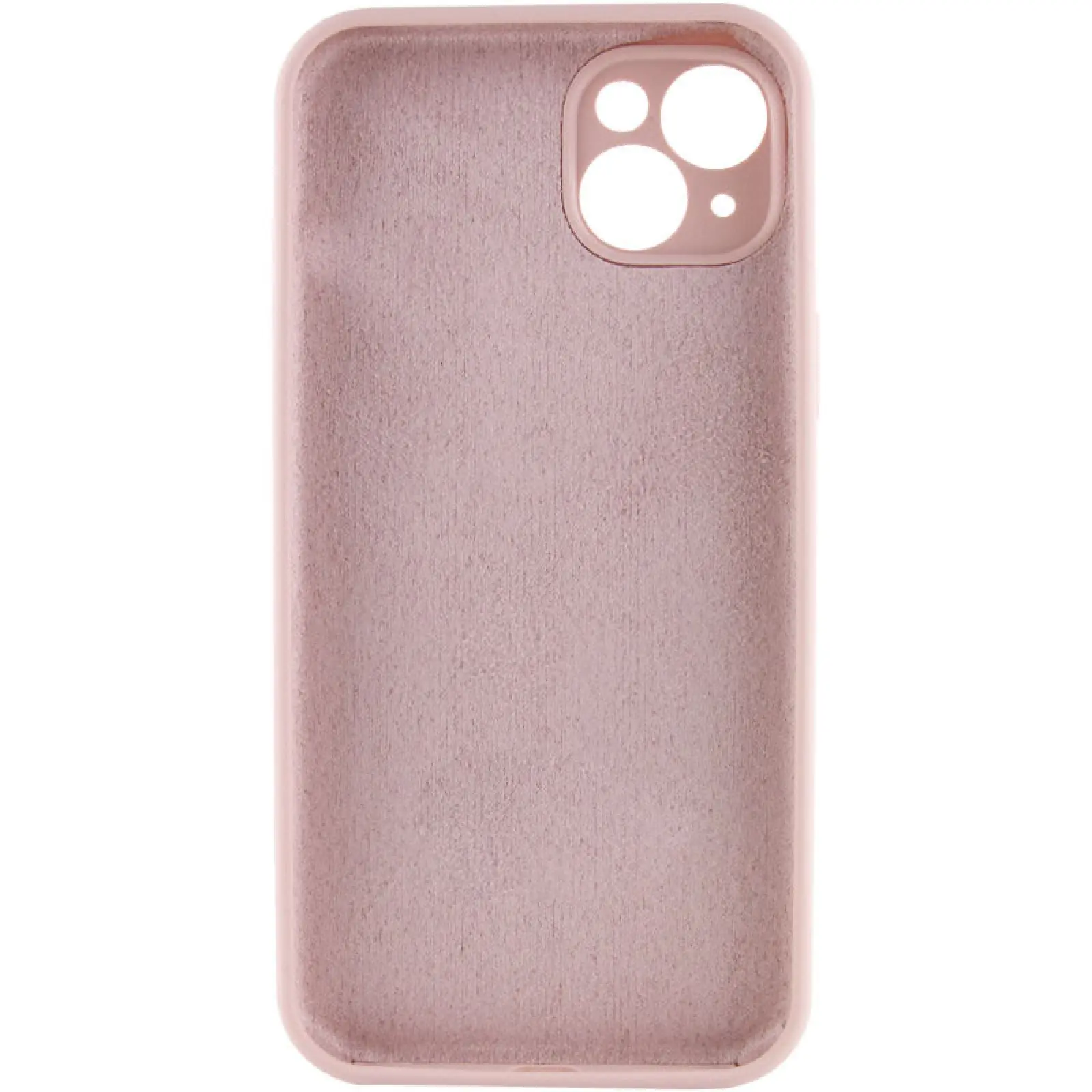 Чехол Silk Full Camera Protective (AA) NO LOGO для Apple iPhone 14 (6.1"), Розовый / Pink Sand 3, Силикон, купить оптом с доставкой