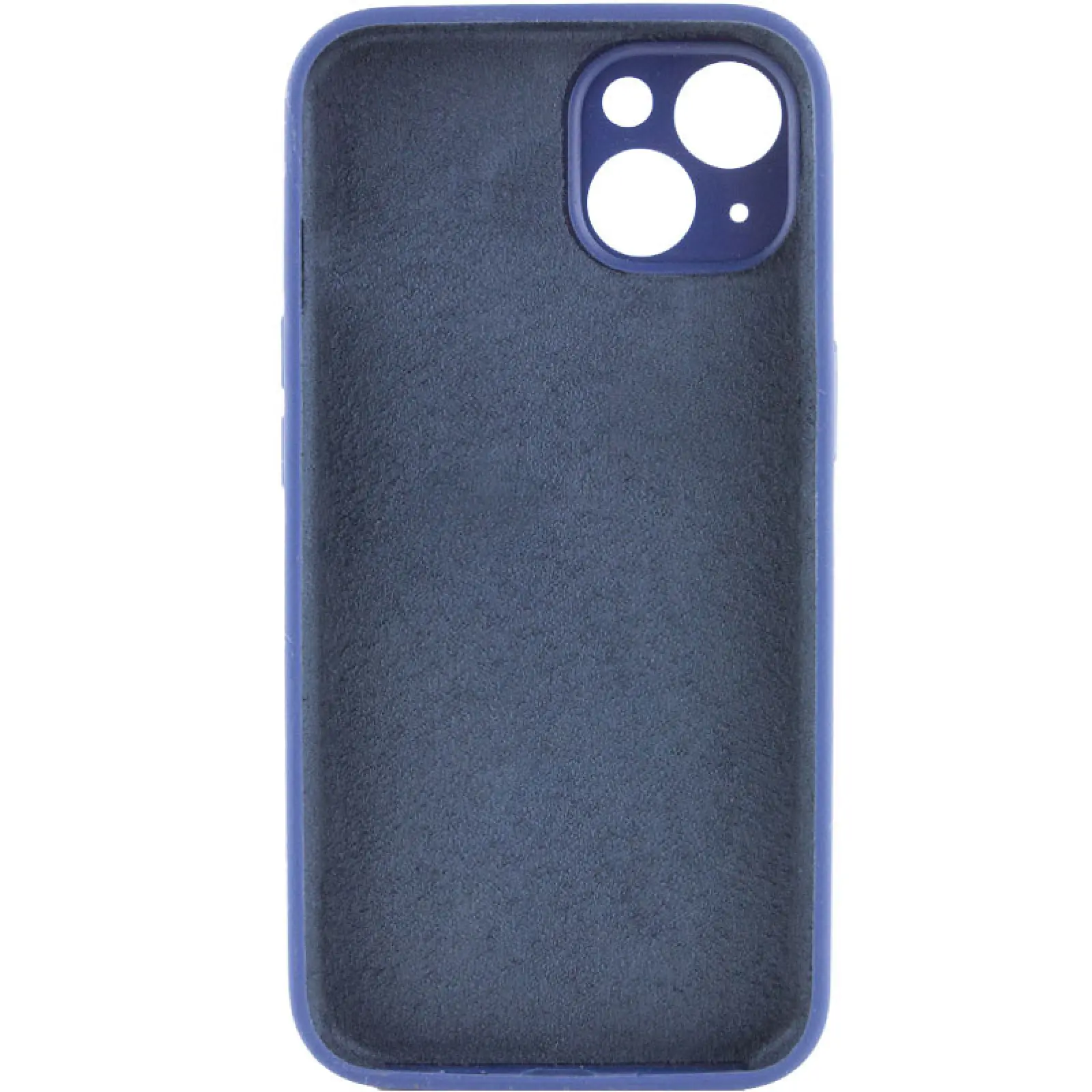 Чехол Silk Full Camera Protective (AA) NO LOGO для Apple iPhone 14 (6.1"), Синий / Deep navy 1, Силикон, купить оптом с доставкой