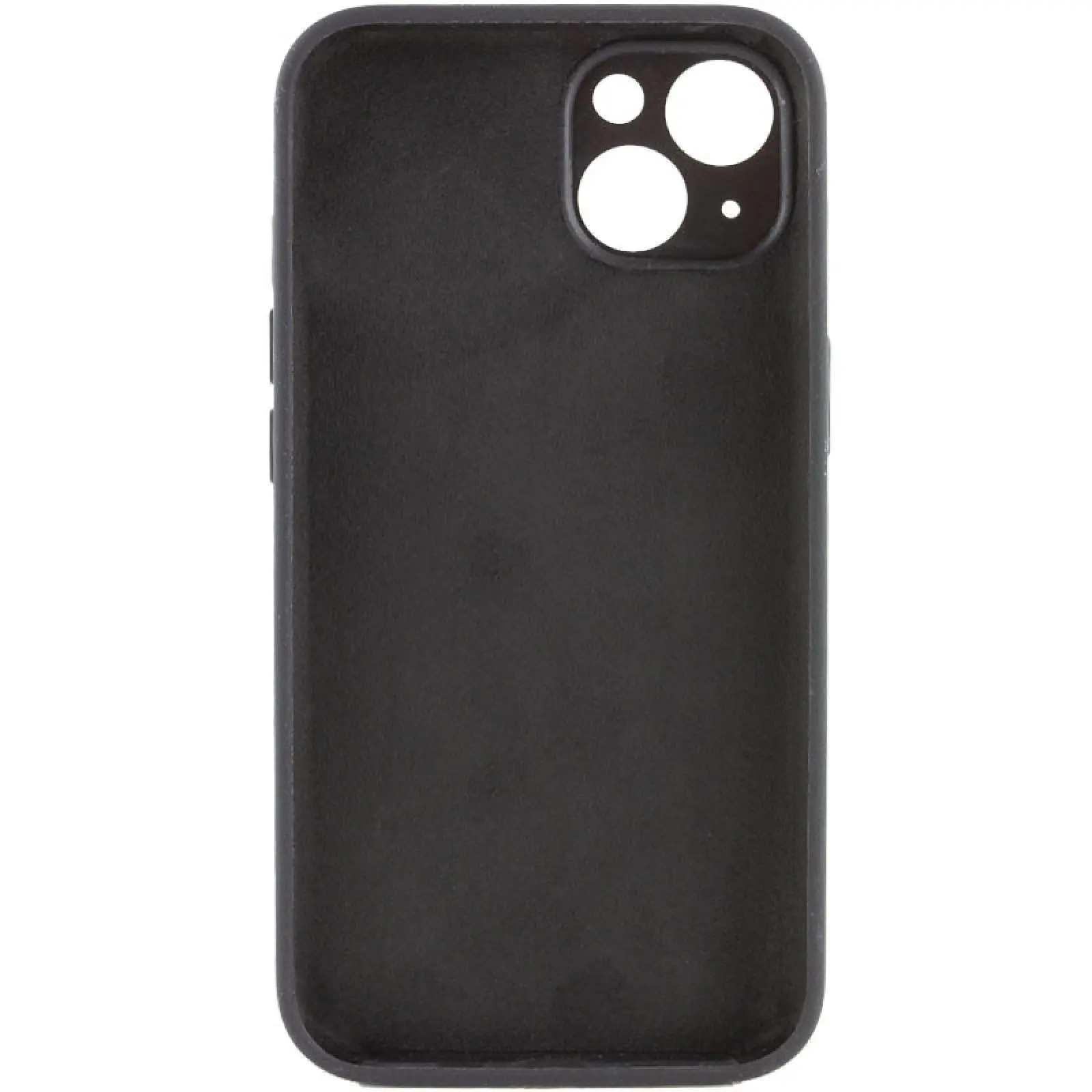 Чехол Silk Full Camera Protective (AA) NO LOGO для Apple iPhone 14 (6.1"), Черный / Black 1, Силикон, купить оптом с доставкой