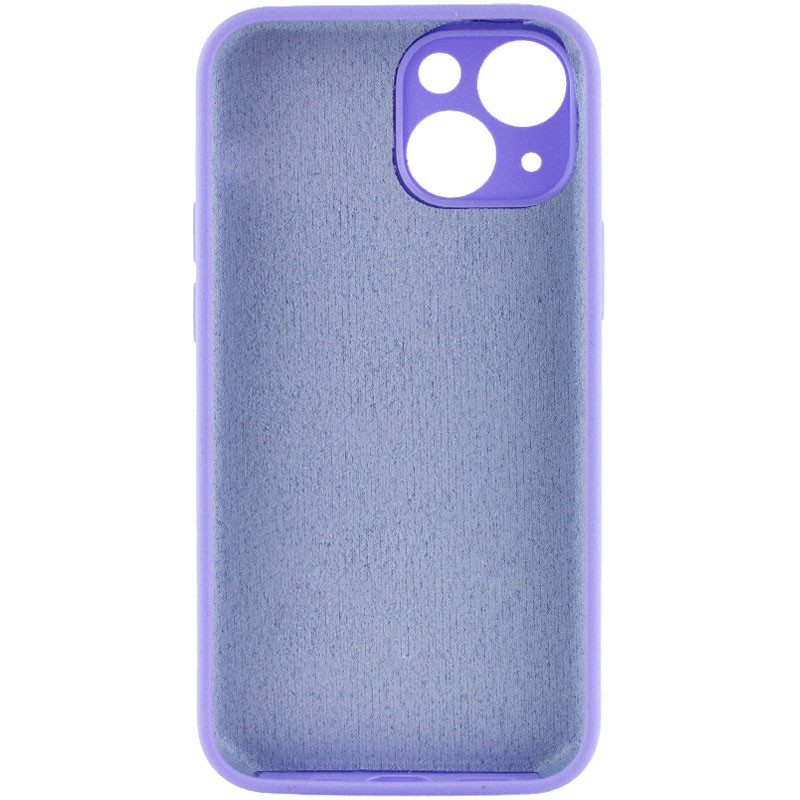 Чехол Silk Full Camera Protective (AA) NO LOGO для Apple iPhone 14 Plus (6.7"), Сиреневый / Dasheen 1, Силикон, купить оптом с доставкой