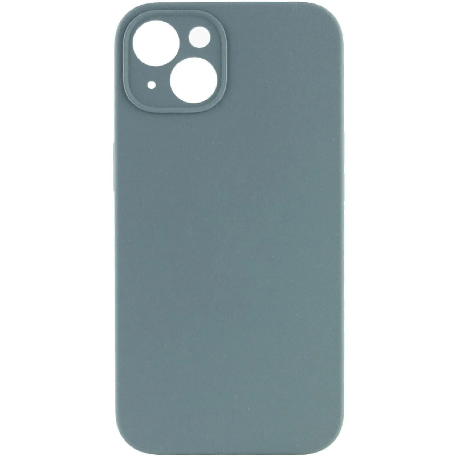 Чехол Silk Full Camera Protective (AA) NO LOGO для Apple iPhone 15 (6.1"), Зеленый / Pine green, Силикон, купить оптом с доставкой