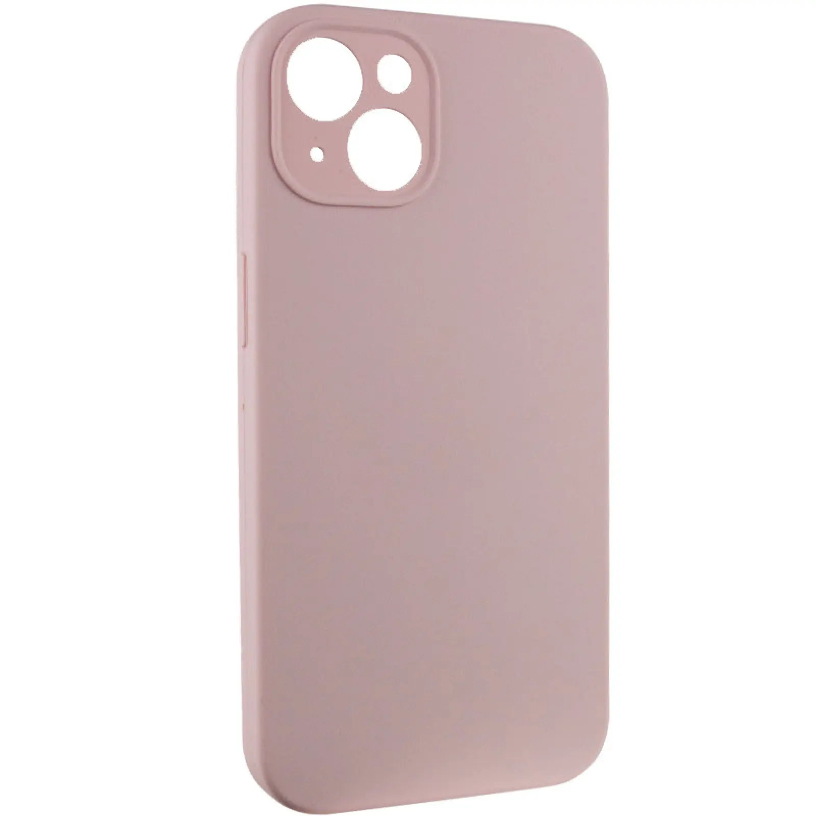 Чехол Silk Full Camera Protective (AA) NO LOGO для Apple iPhone 15 (6.1"), Розовый / Chalk Pink 1, Силикон, купить оптом с доставкой