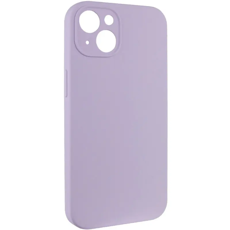 Чехол Silk Full Camera Protective (AA) NO LOGO для Apple iPhone 15 (6.1"), Сиреневый / Lilac 1, Силикон, купить оптом с доставкой
