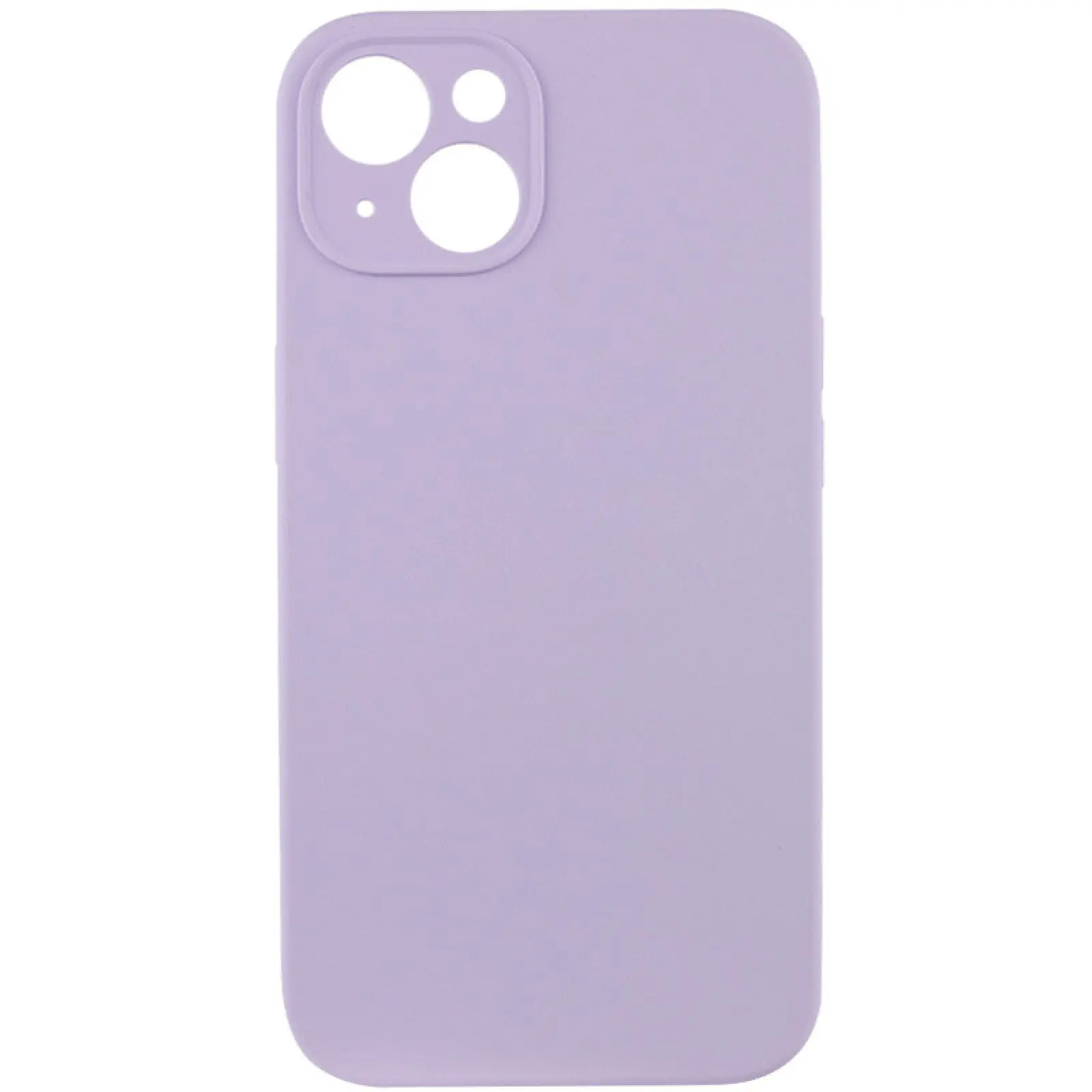 Чехол Silk Full Camera Protective (AA) NO LOGO для Apple iPhone 15 (6.1"), Сиреневый / Lilac, Силикон, купить оптом с доставкой
