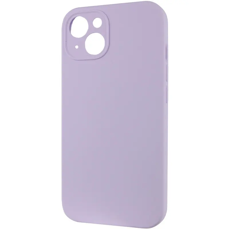 Чехол Silk Full Camera Protective (AA) NO LOGO для Apple iPhone 15 (6.1"), Сиреневый / Lilac 2, Силикон, купить оптом с доставкой