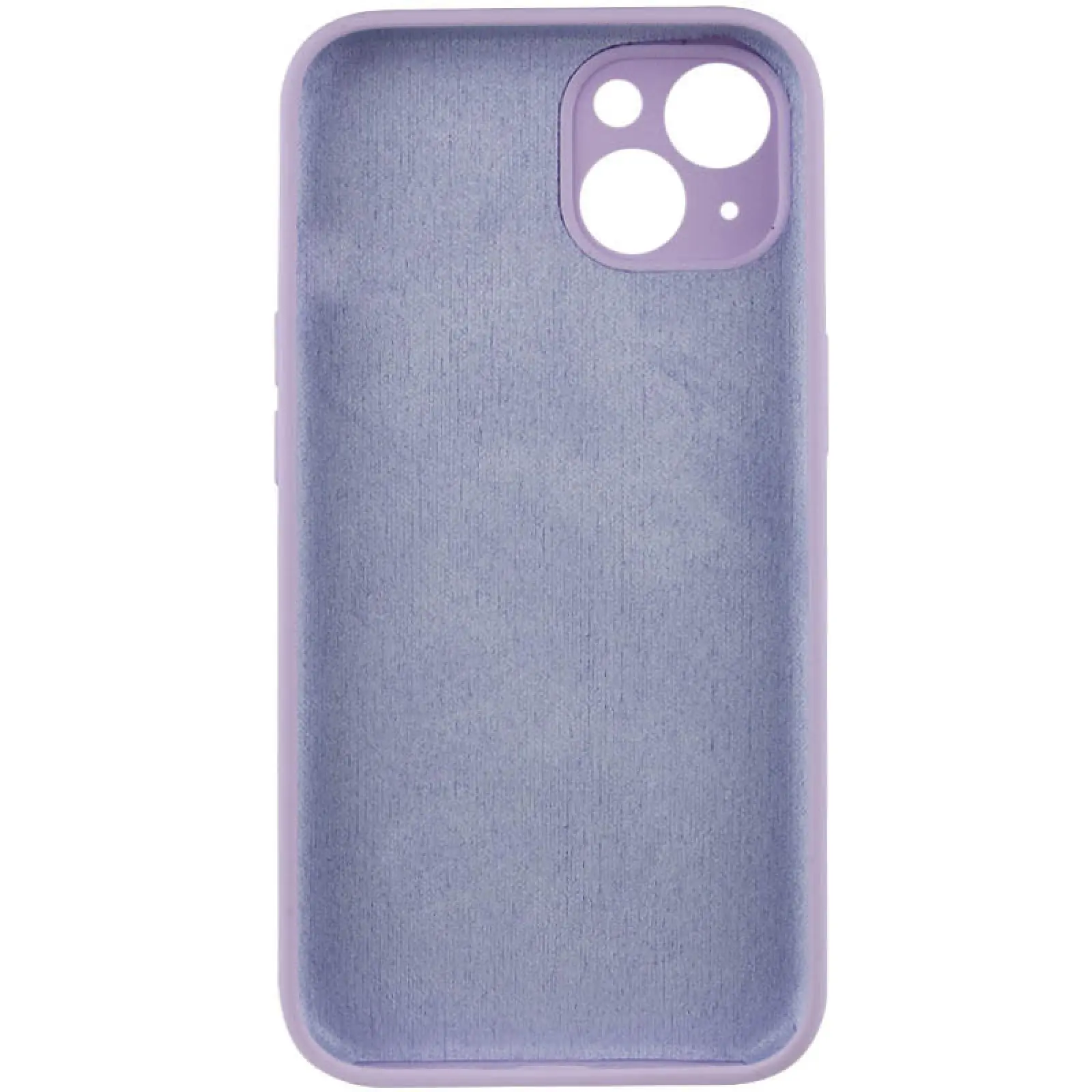 Чехол Silk Full Camera Protective (AA) NO LOGO для Apple iPhone 15 (6.1"), Сиреневый / Lilac 3, Силикон, купить оптом с доставкой