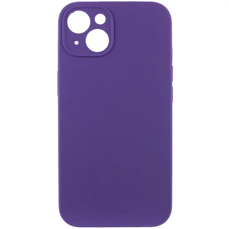 Чехол Silk Full Camera Protective (AA) NO LOGO для Apple iPhone 15 (6.1"), Фиолетовый / Amethyst, Силикон, купить оптом с доставкой