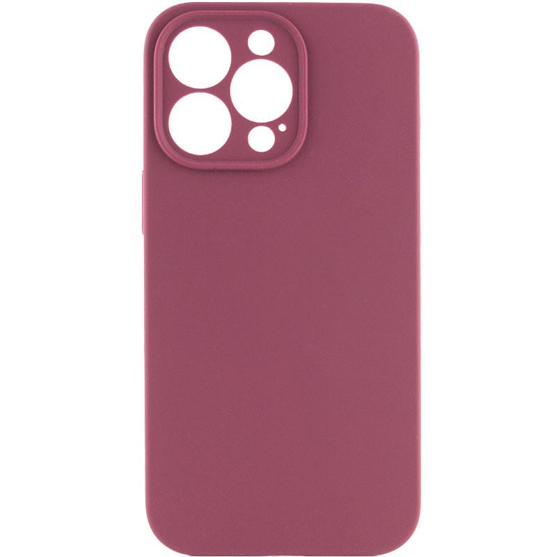 Чехол Silicone Case Full Camera Protective (AA) NO LOGO для Apple iPhone 15 Pro (6.1) на картинке №1