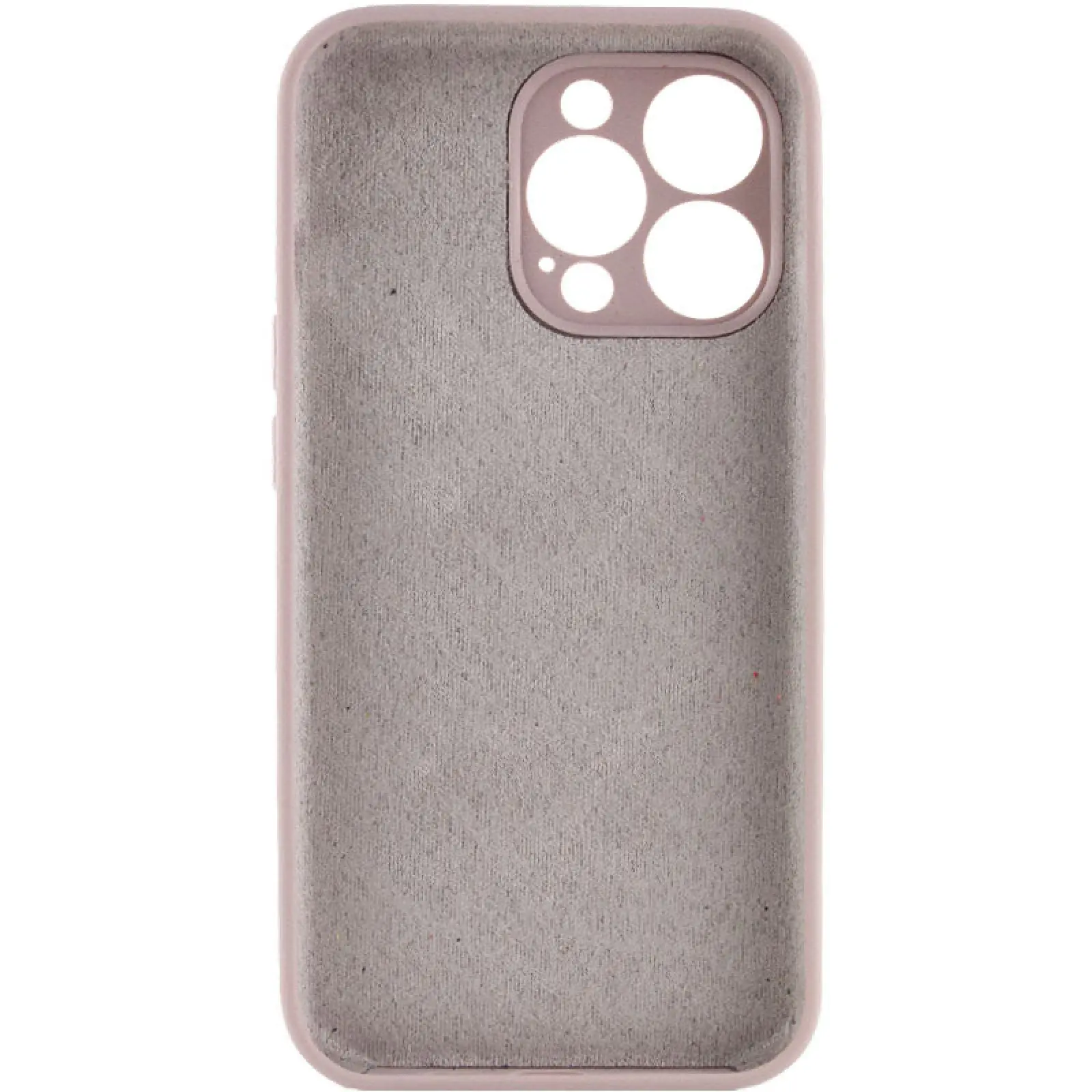 Чехол Silk Full Camera Protective (AA) NO LOGO для Apple iPhone 15 Pro (6.1"), Серый / Lavender 1, Силикон, купить оптом с доставкой