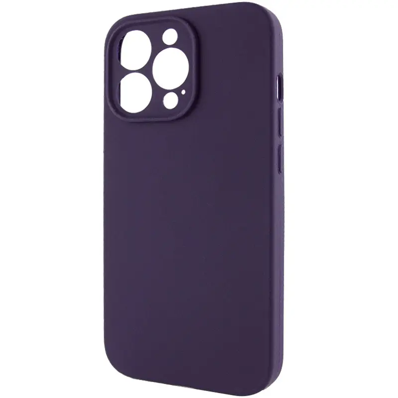 Чехол Silk Full Camera Protective (AA) NO LOGO для Apple iPhone 15 Pro (6.1"), Фиолетовый / Elderberry 2, Силикон, купить оптом с доставкой