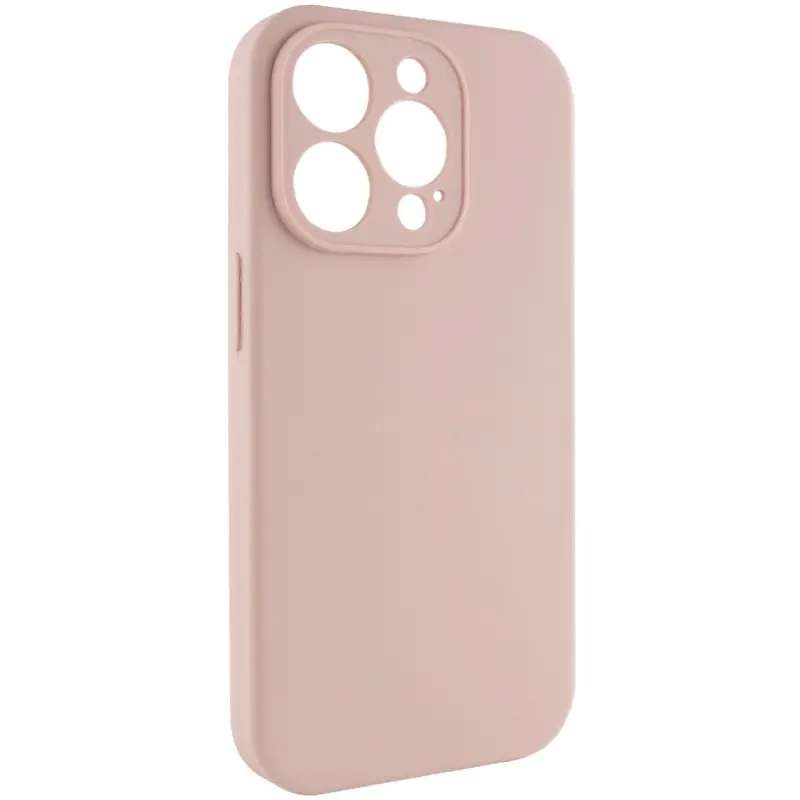Чехол Silk Full Camera Protective (AA) NO LOGO для Apple iPhone 15 Pro Max (6.7"), Розовый / Pink Sand 1, Силикон, купить оптом с доставкой