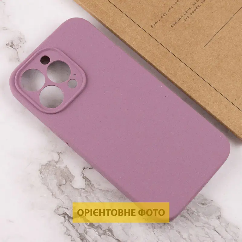 Чехол Silk Full Camera Protective (AA) NO LOGO для Apple iPhone 16 (6.1"), Лиловый / Lilac Pride 2, Силикон, купить оптом с доставкой