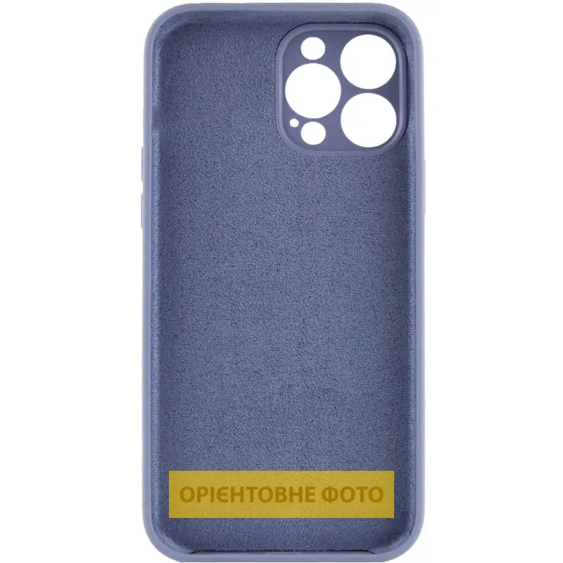 Чехол Silk Full Camera Protective (AA) NO LOGO для Apple iPhone 16 (6.1"), Серый / Lavender Gray 1, Силикон, купить оптом с доставкой